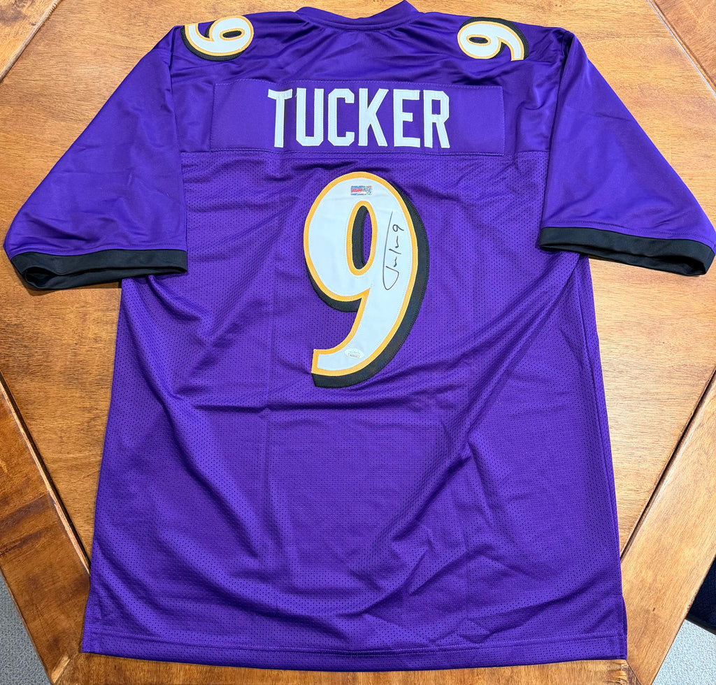 Justin Tucker Signed Jersey - JSA COA (NFL Baltimore Ravens)