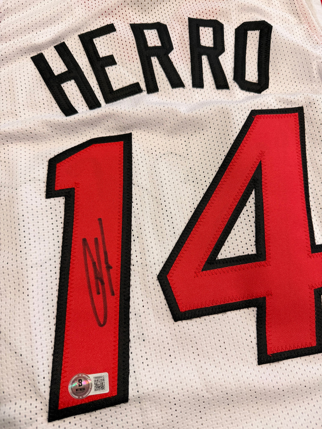 Tyler Herro Signed Jersey with Becket COA (NBA Miami Heat)