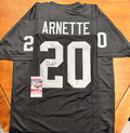 Damon Arnette Signed Custom Jersey with JSA COA (NFL Las Vegas Raiders)