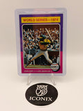 1975 Topps World Series 1974 Game 1 Card (Reggie Jackson) #461