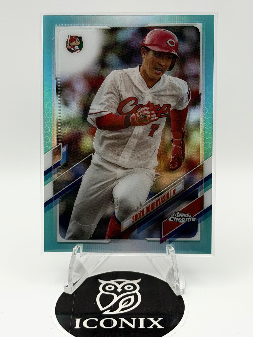 2021 Topps Shota Dohbayashi Aqua Refractor 153/199 #187