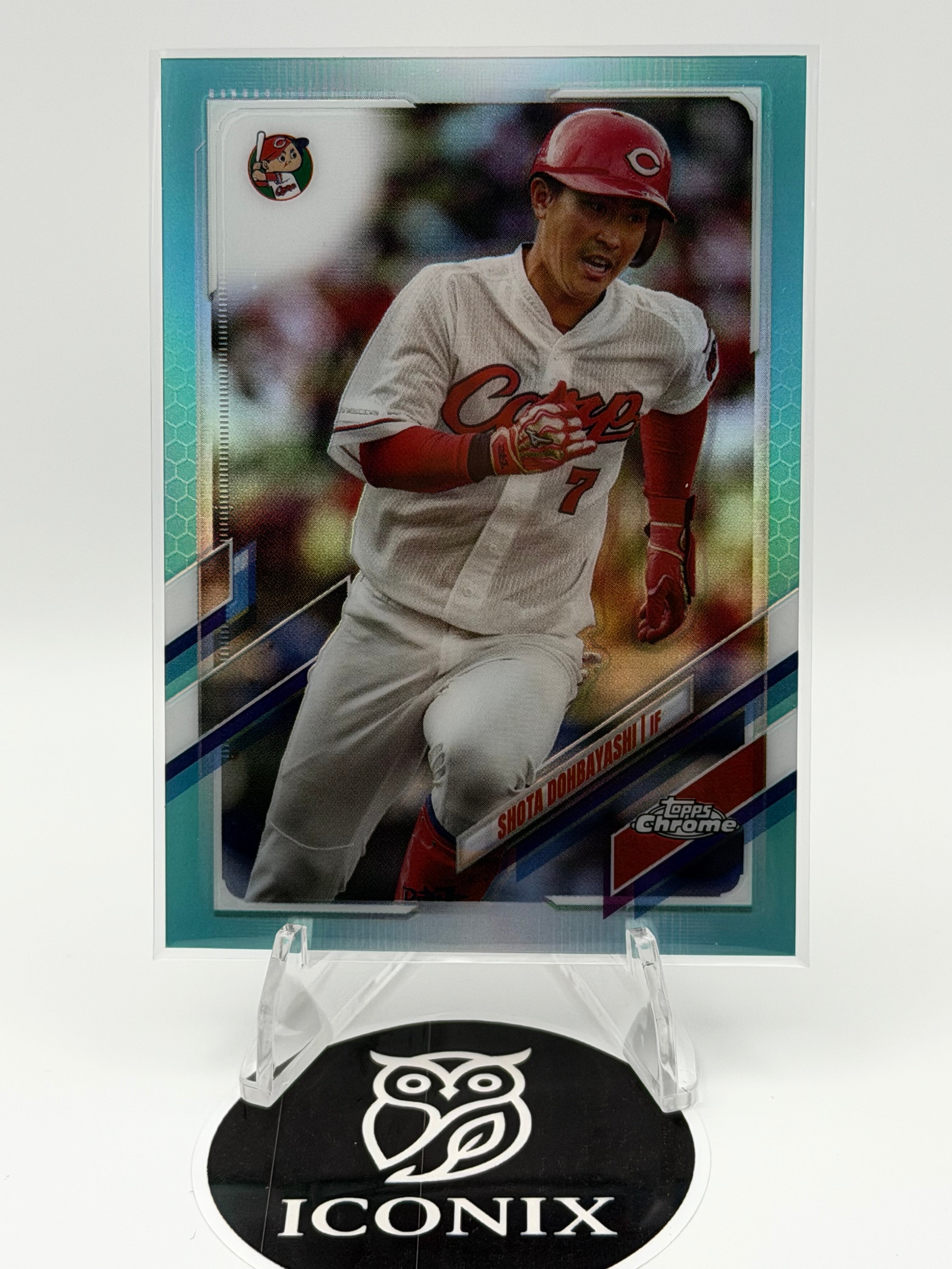 2021 Topps Shota Dohbayashi Aqua Refractor 153/199 #187