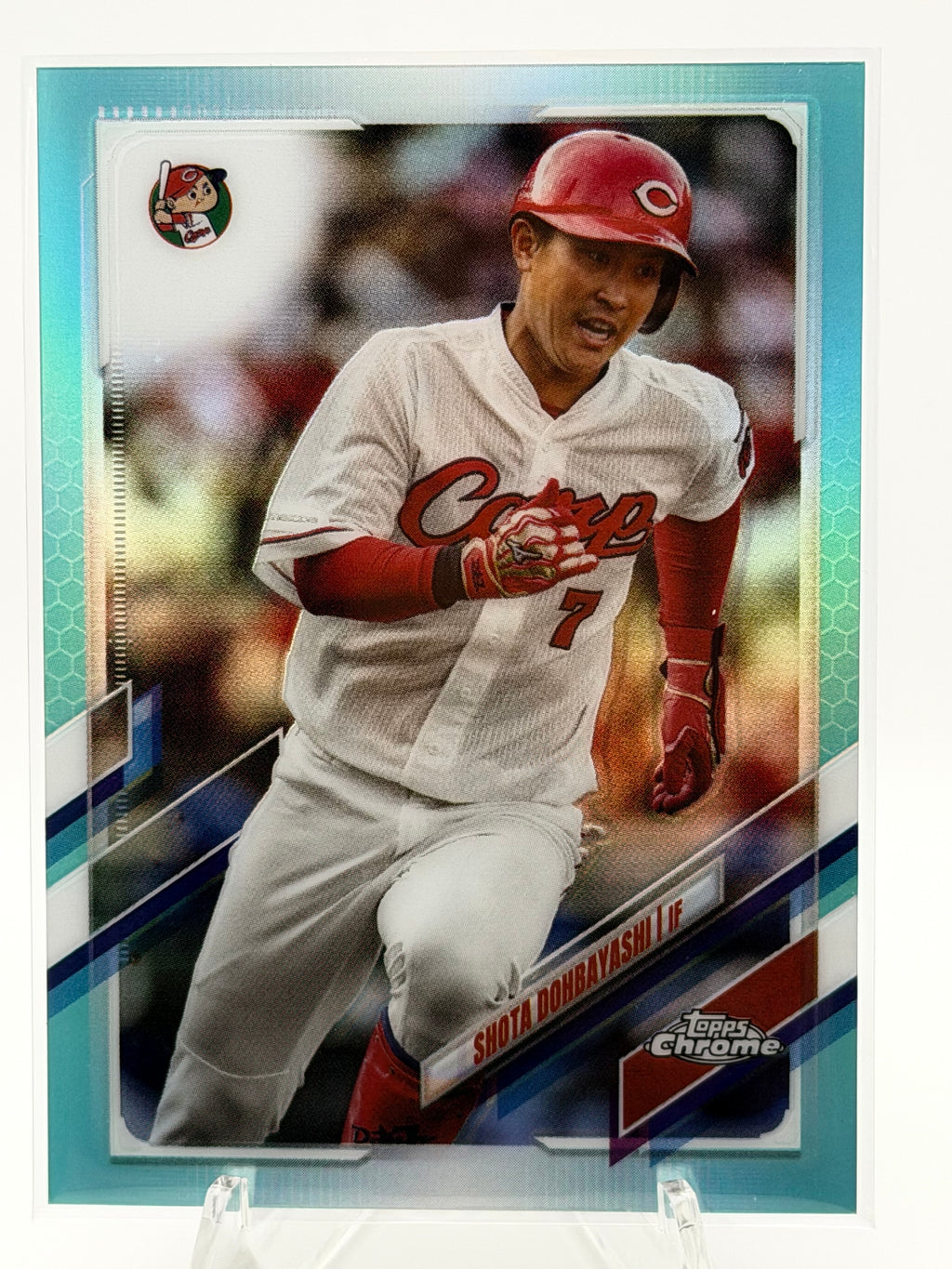 2021 Topps Shota Dohbayashi Aqua Refractor 153/199 #187