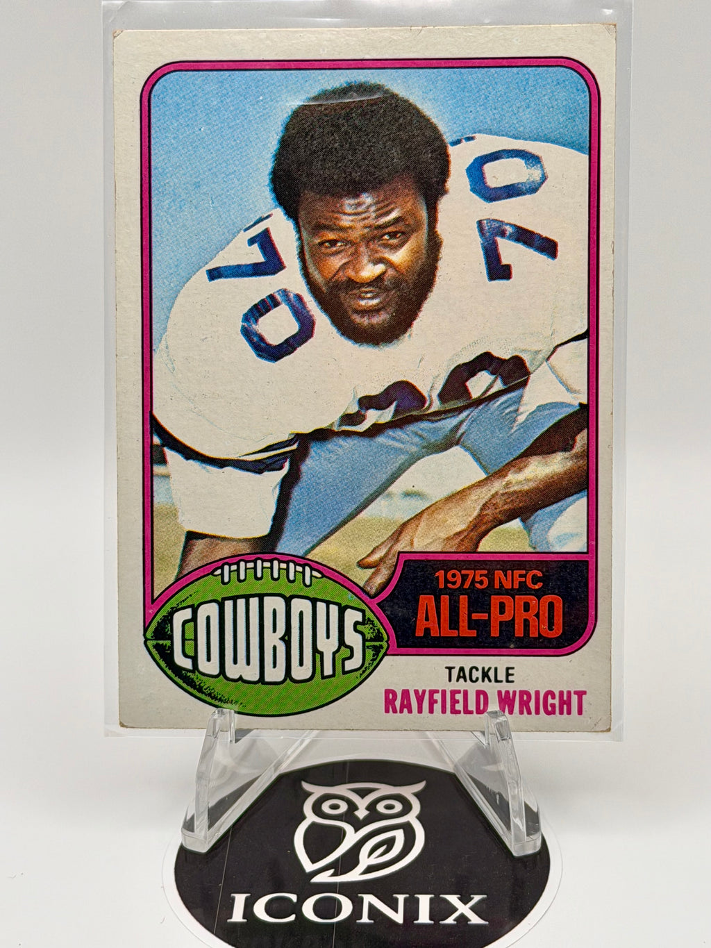 1976 Topps Rayfield Wright #190 (Dallas Cowboys)