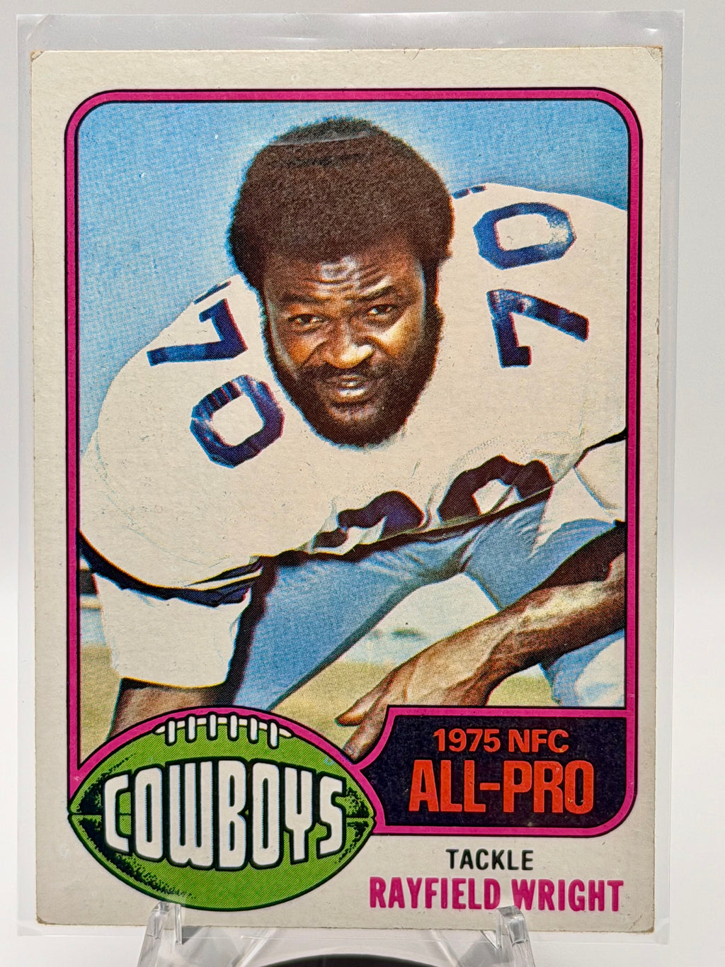 1976 Topps Rayfield Wright #190 (Dallas Cowboys)
