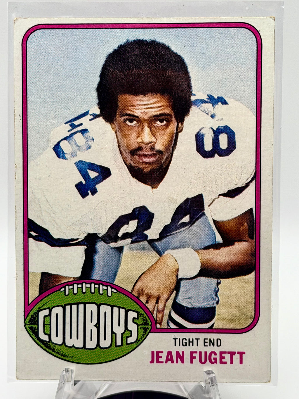 1976 Topps Jean Fugett #447 (Dallas Cowboys)