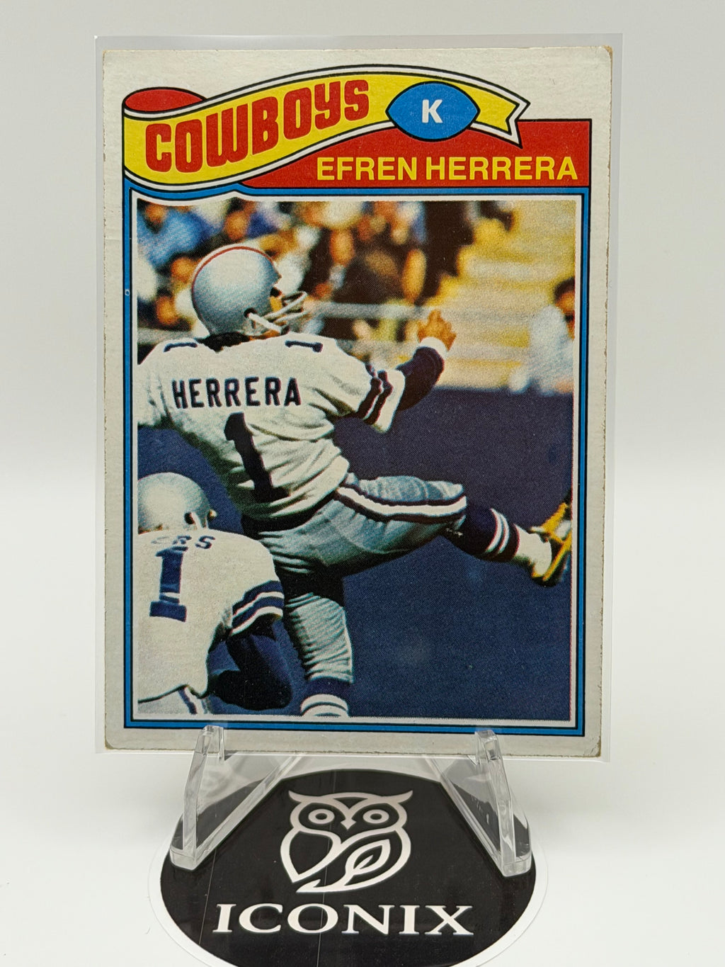 1977 Topps Efren Herrera #102 (Dallas Cowboys)