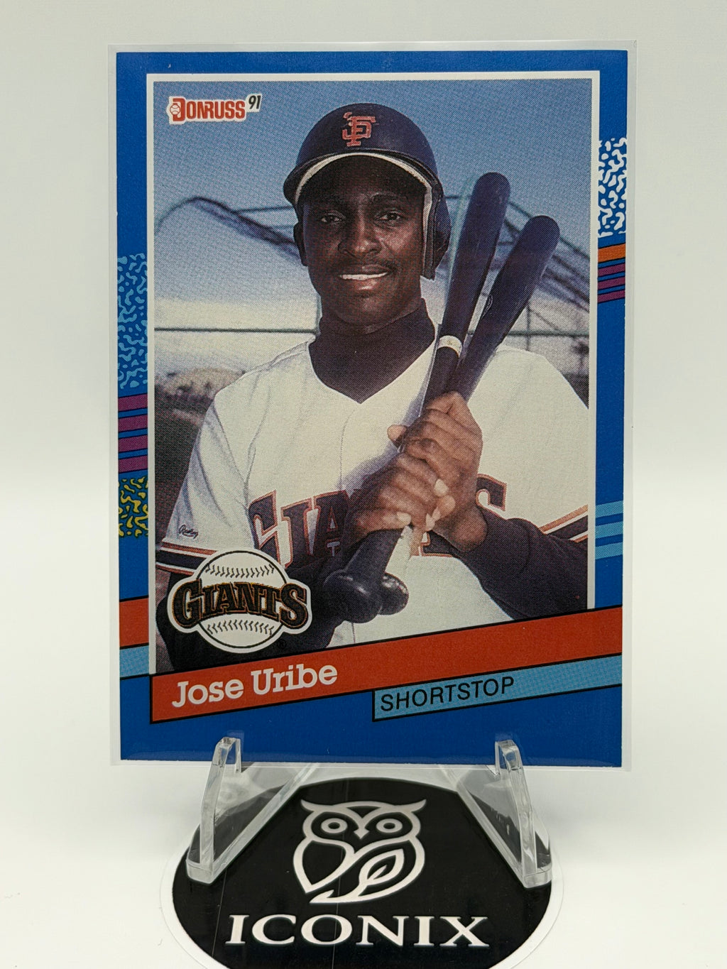 **TRIPLE ERROR CARD** 1991 Donruss Jose Uribe #375 (See description)