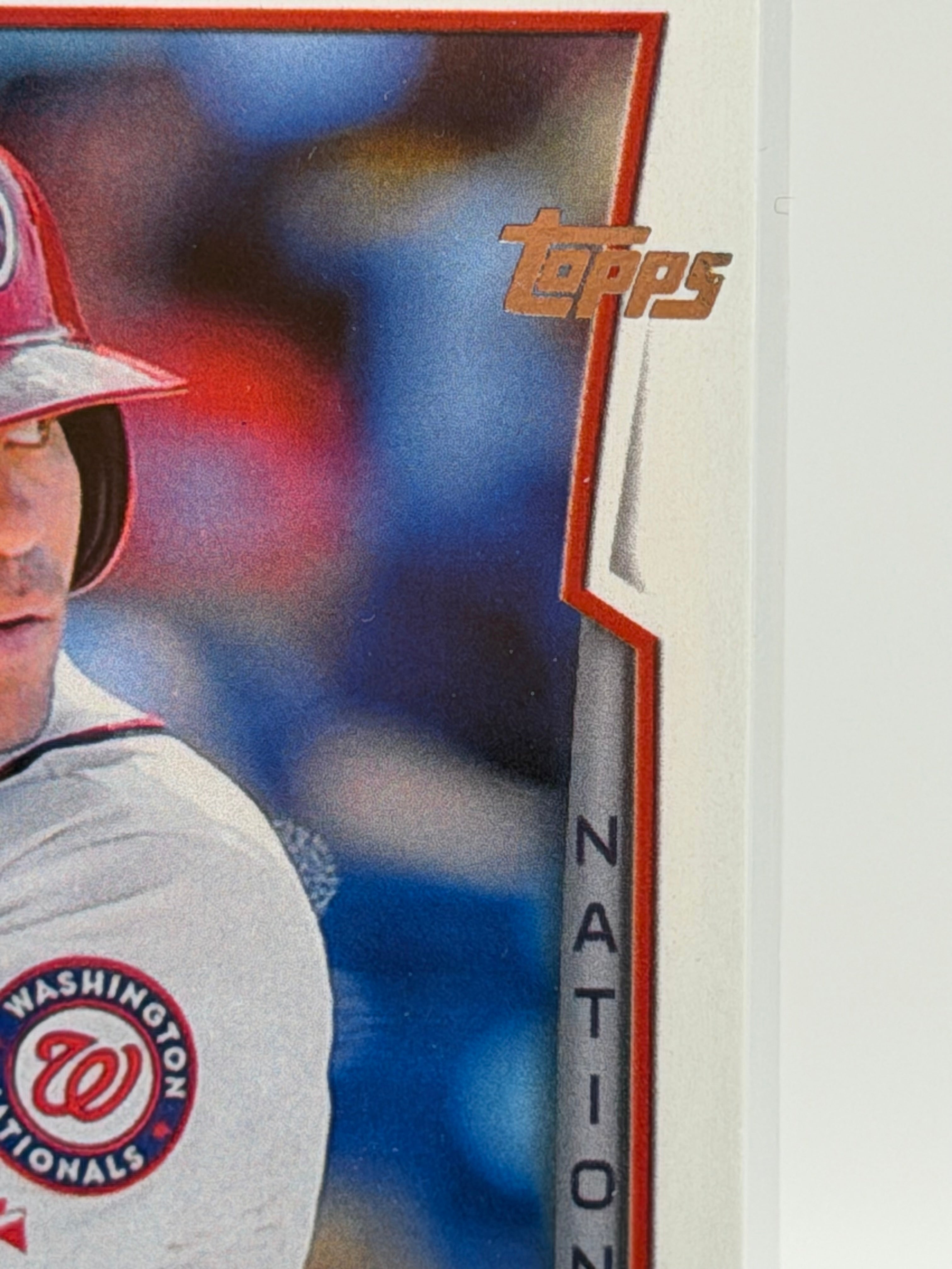 **ERROR 1/1** 2014 Topps Scott Hairston #US-48; Misalignment of front silver overlay