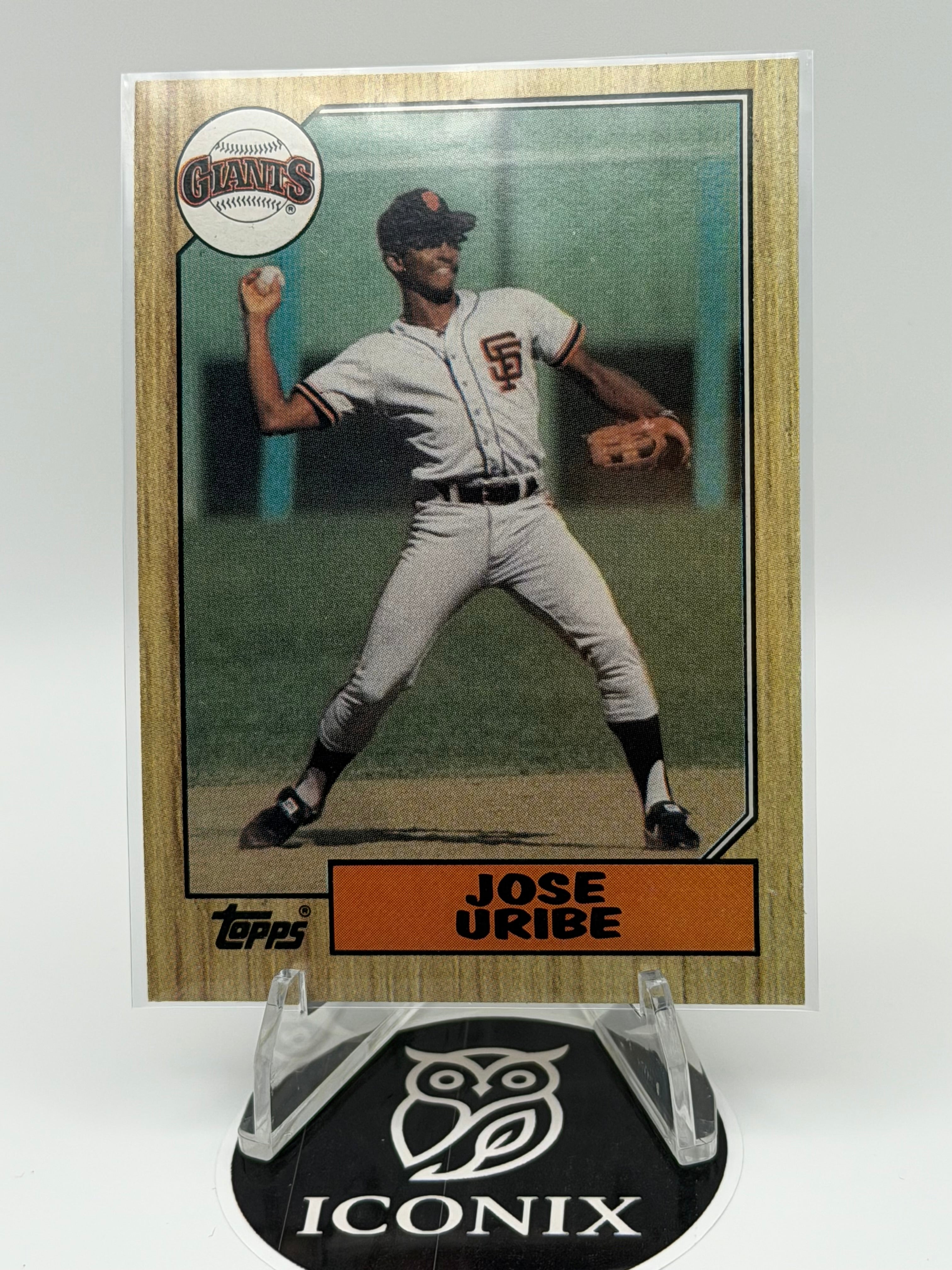 1987 Topps Jose Uribe #633