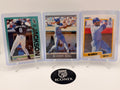 1990, 1991, 1992 Fleer Bo Jackson LOT, Excellent condition, MLB Royals, White Sox