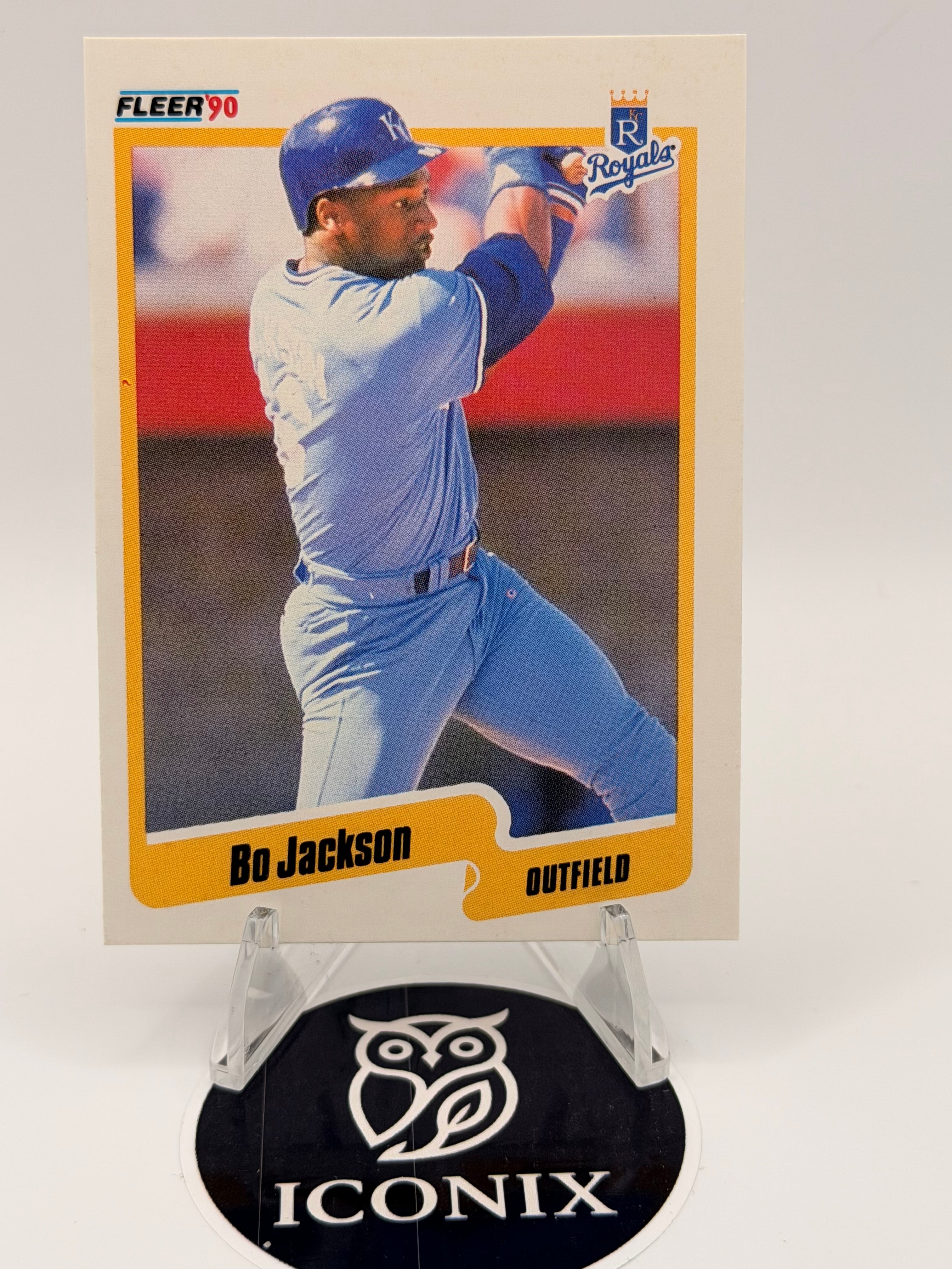1990, 1991, 1992 Fleer Bo Jackson LOT, Excellent condition, MLB Royals, White Sox