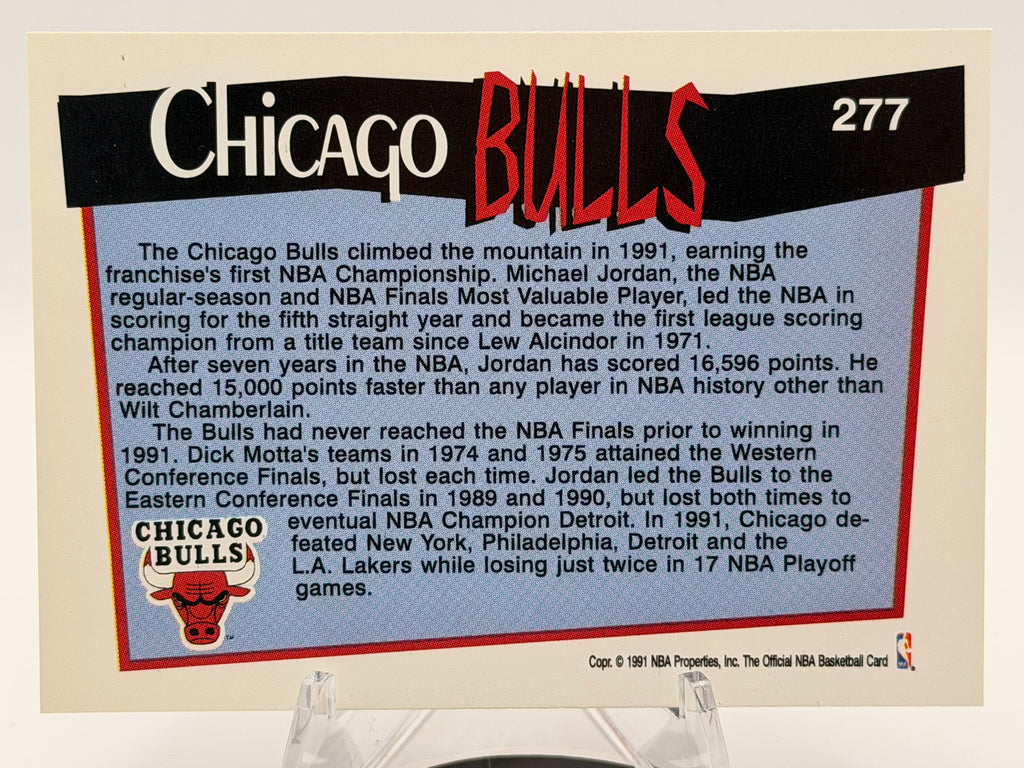 1991 NBA Hoops Chicago Bulls 1991 NBA Champions #277