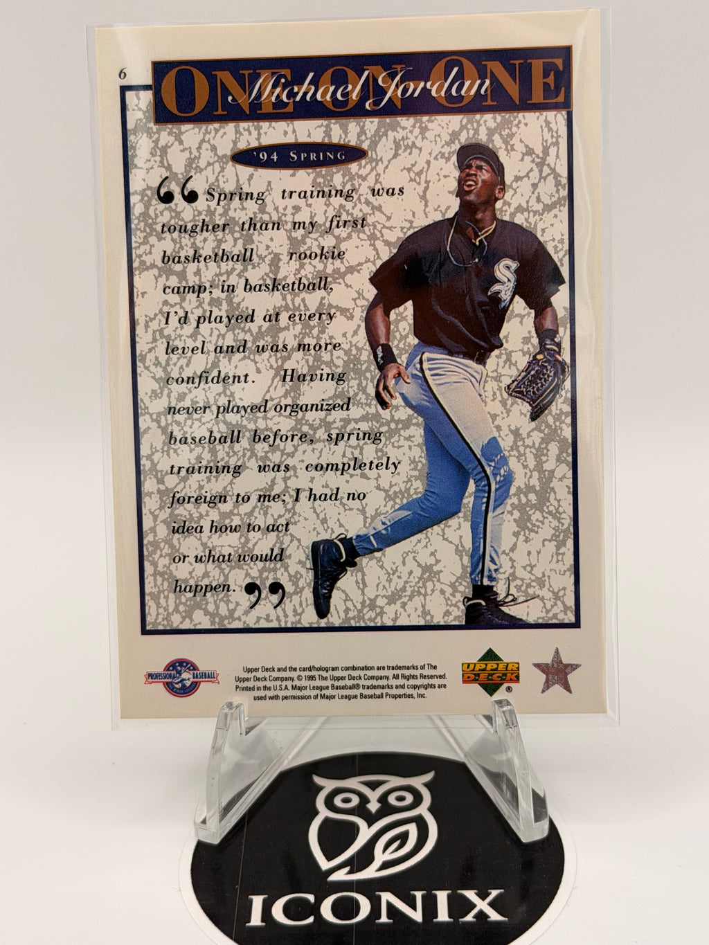 1995 Upper Deck One on One Michael Jordan (Lot of 3), NMT Excellent Condition