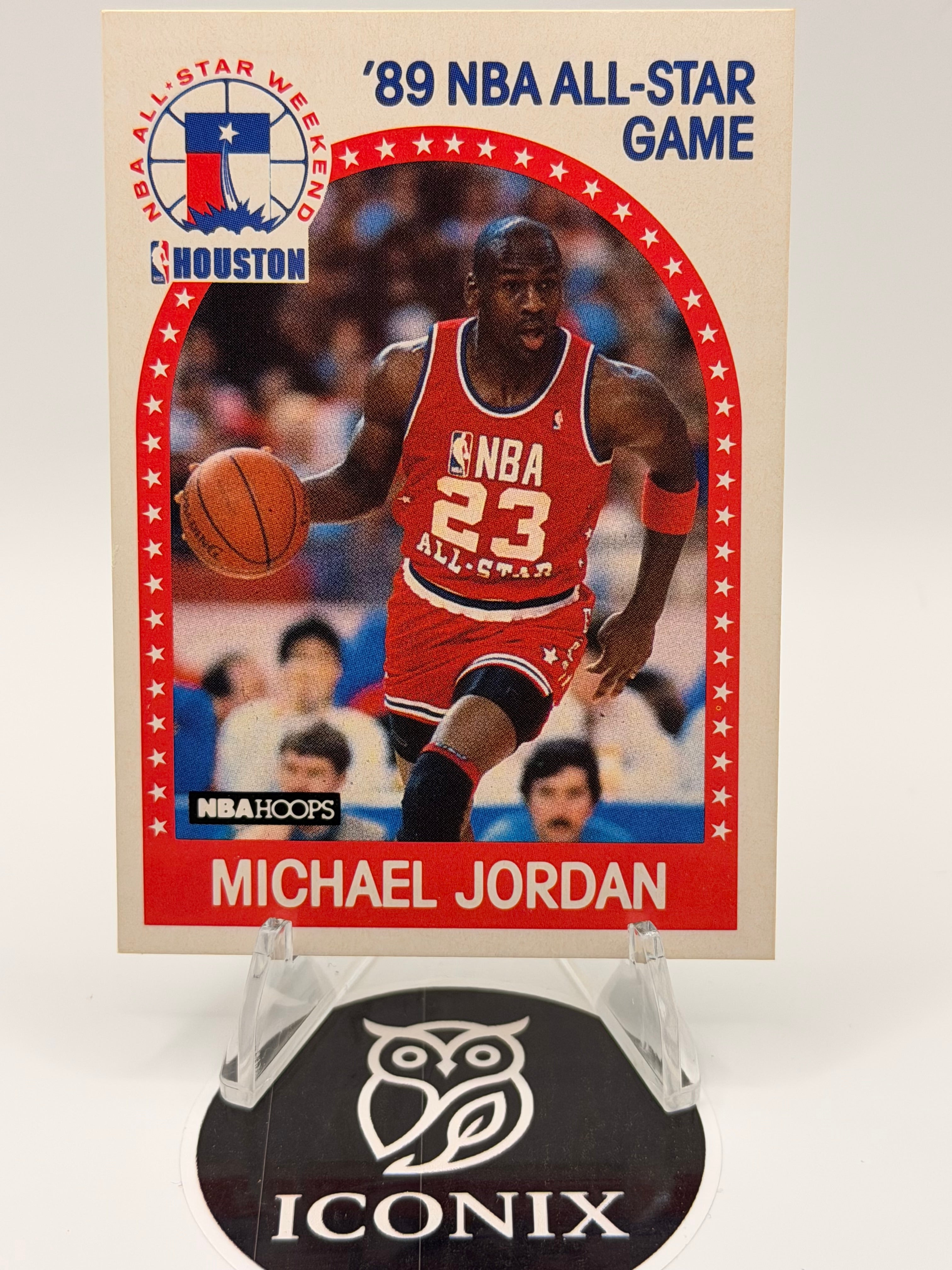 1989 NBA Hoops Michael Jordan All Star #21, NM-MT