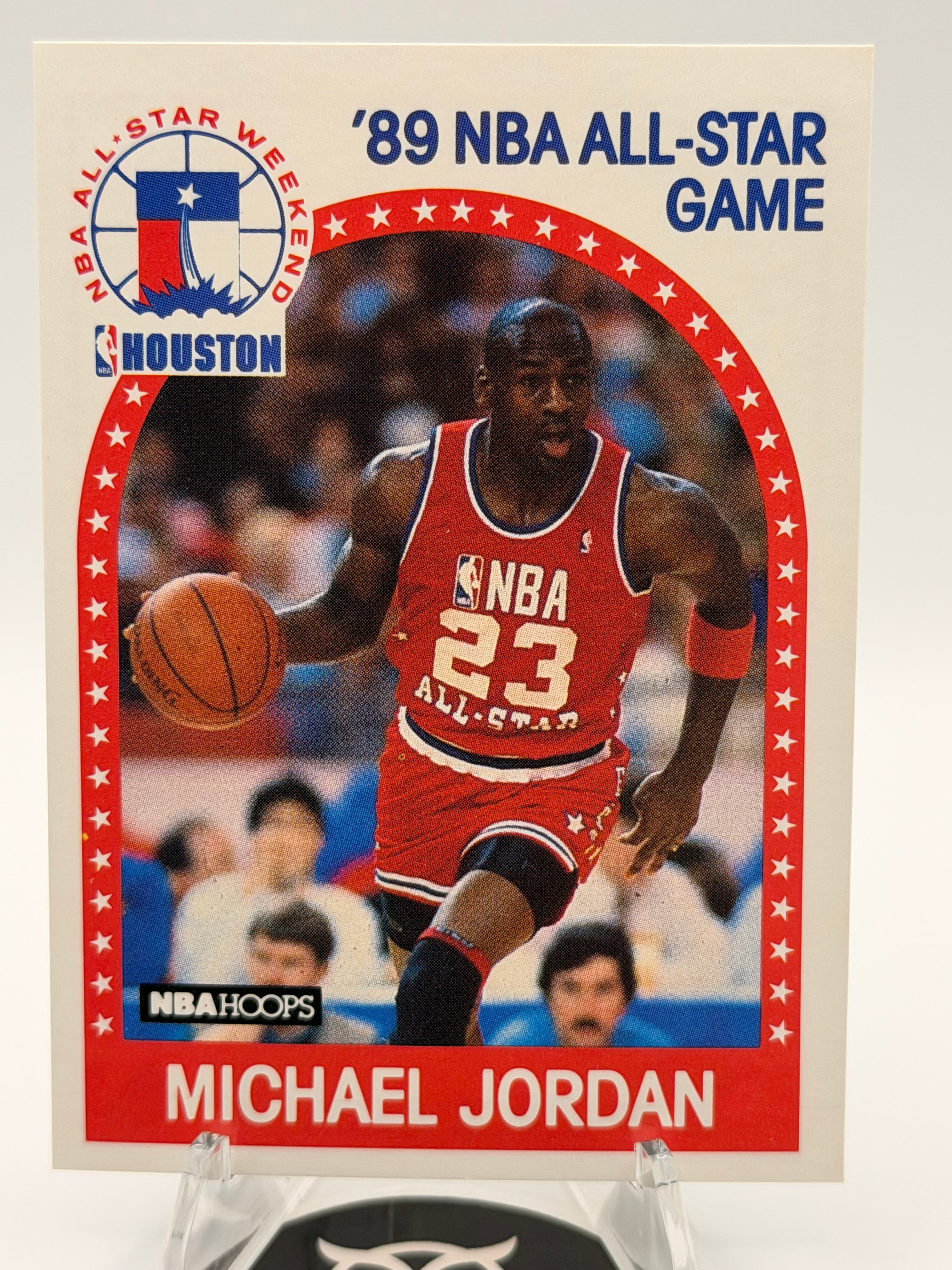 1989 NBA Hoops Michael Jordan All Star #21, NM-MT