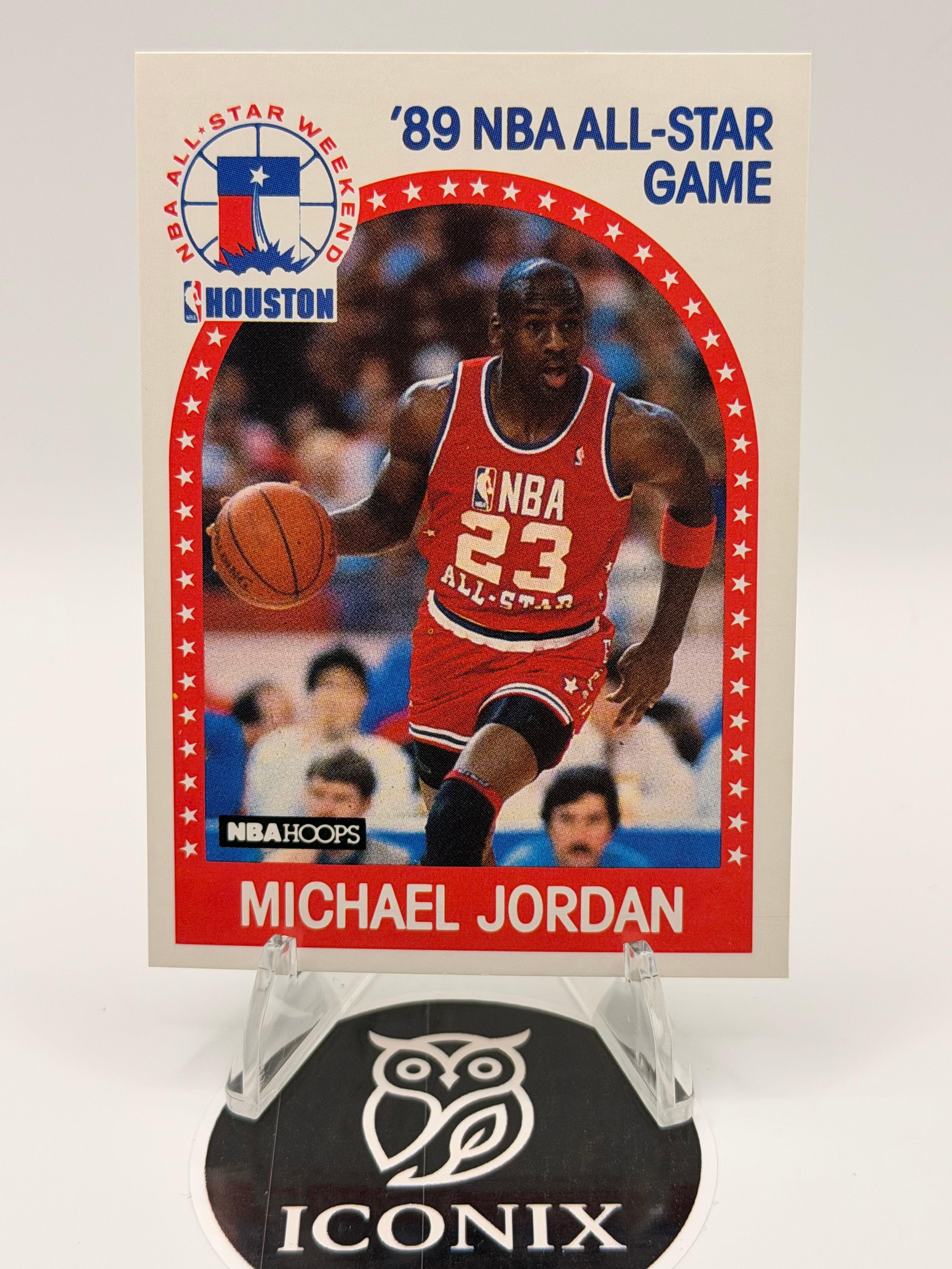 1989 NBA Hoops Michael Jordan All Star #21, NM-MT