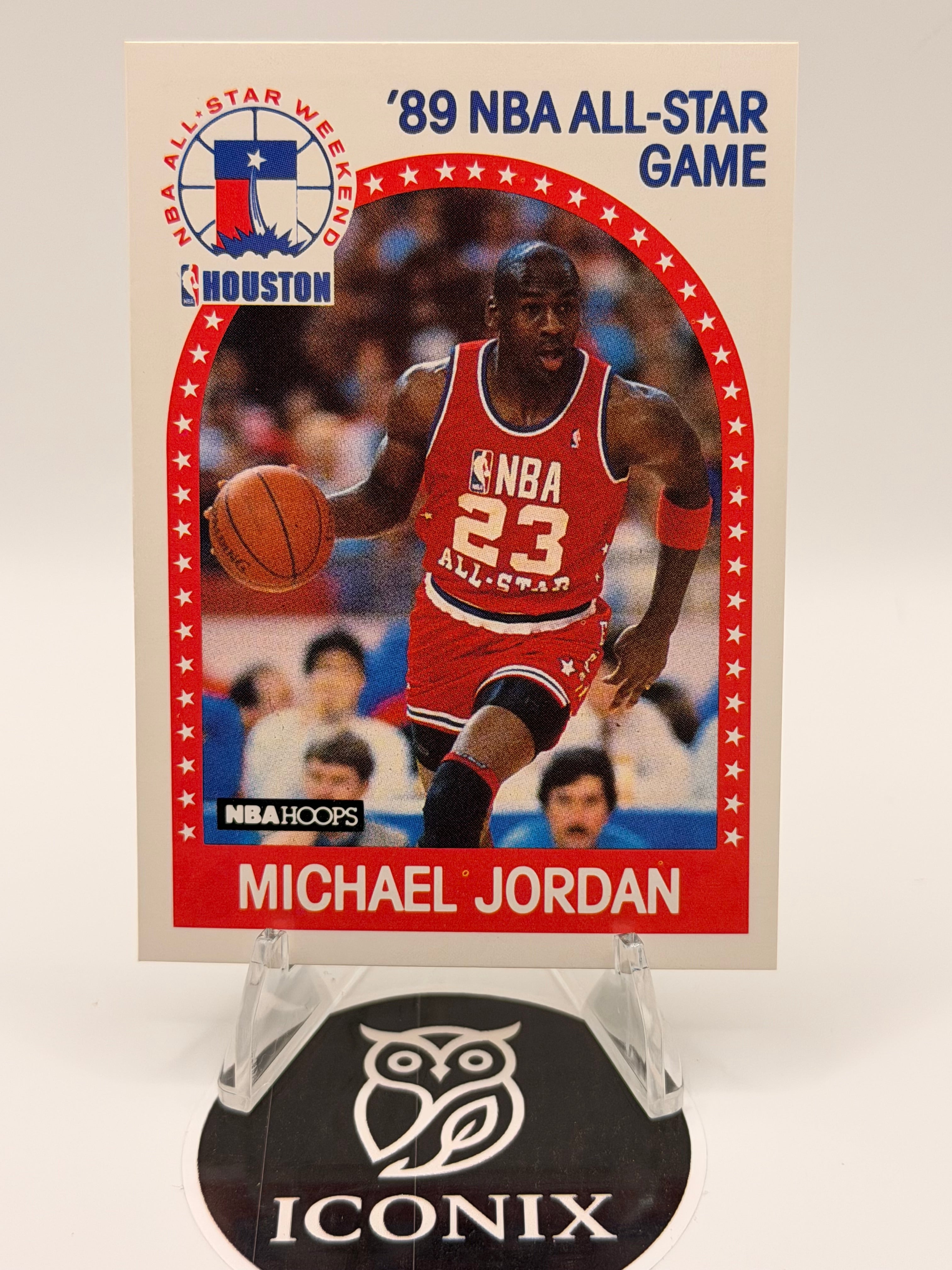 1989 NBA Hoops Michael Jordan All Star #21, NM