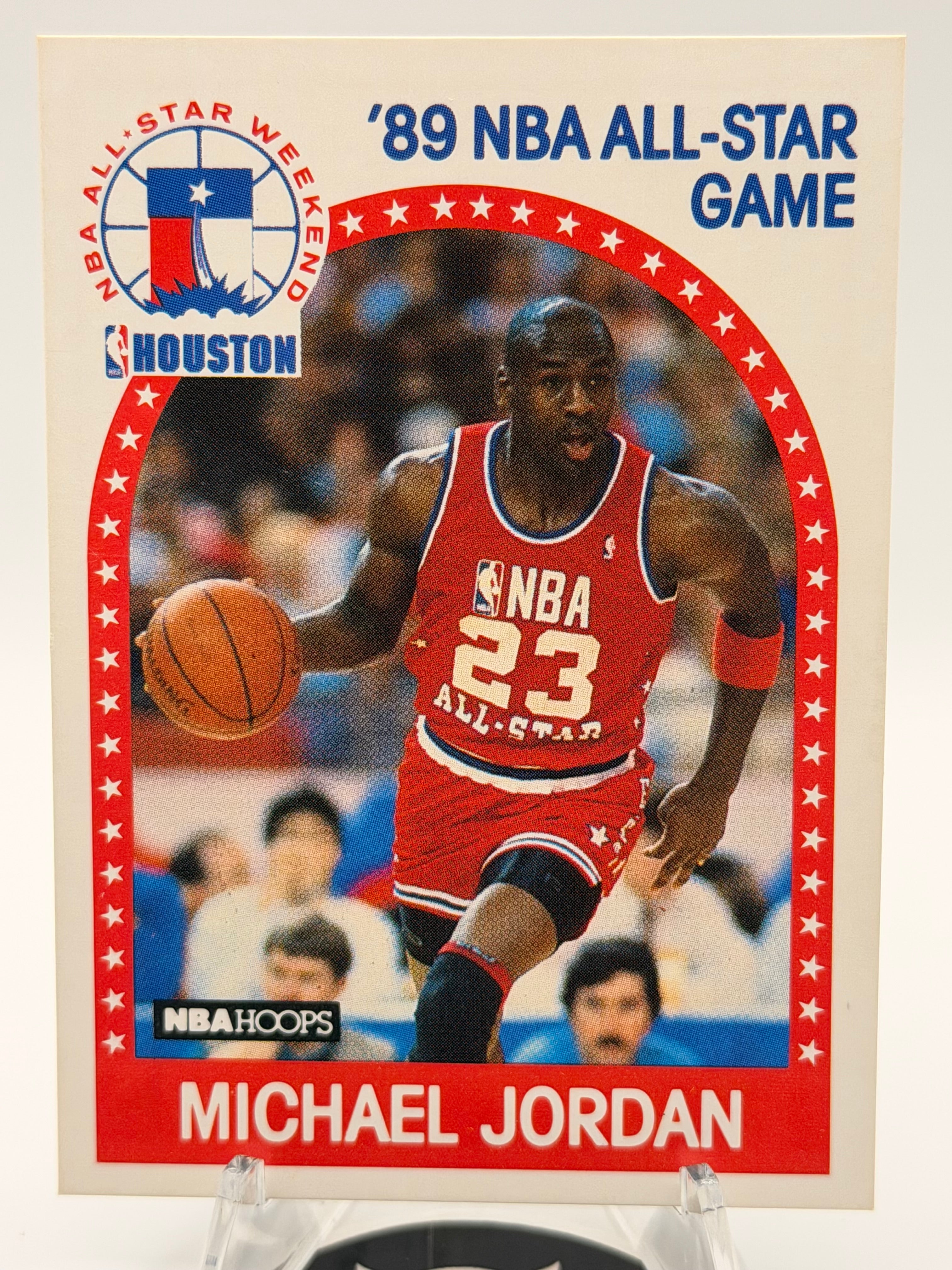 1989 NBA Hoops Michael Jordan All Star #21, NM