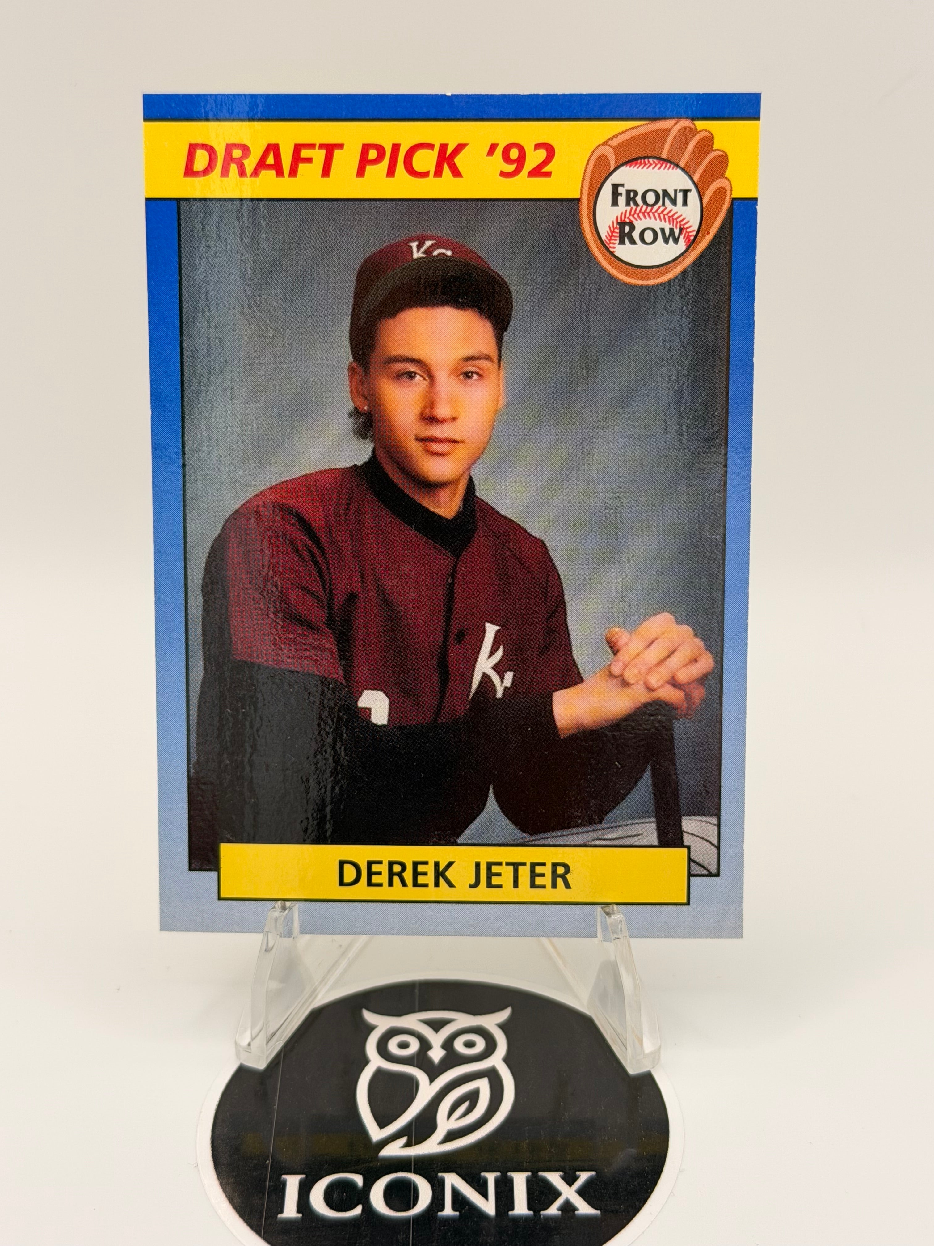 1992 Front Row Derek Jeter MLB Yankees Draft Pick Rookie Card #55 NMT
