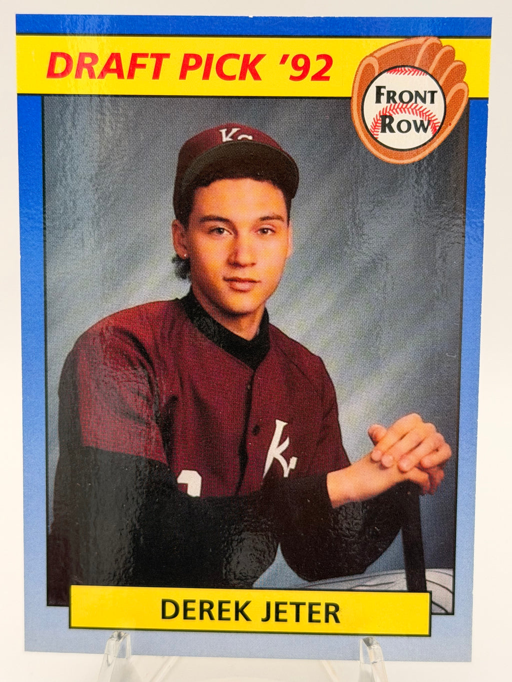 1992 Front Row Derek Jeter MLB Yankees Draft Pick Rookie Card #55 NMT