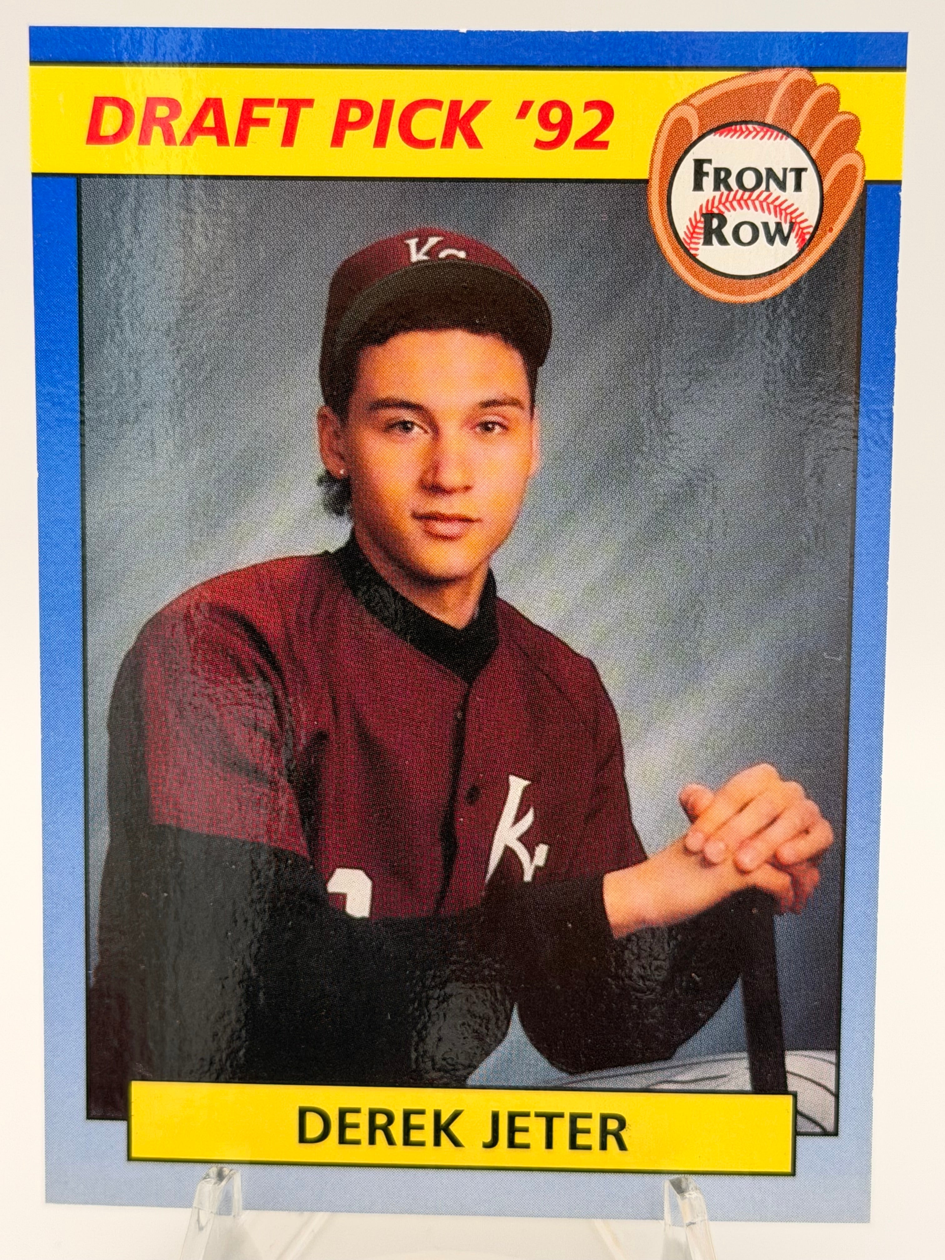 1992 Front Row Derek Jeter MLB Yankees Draft Pick Rookie Card #55 NMT