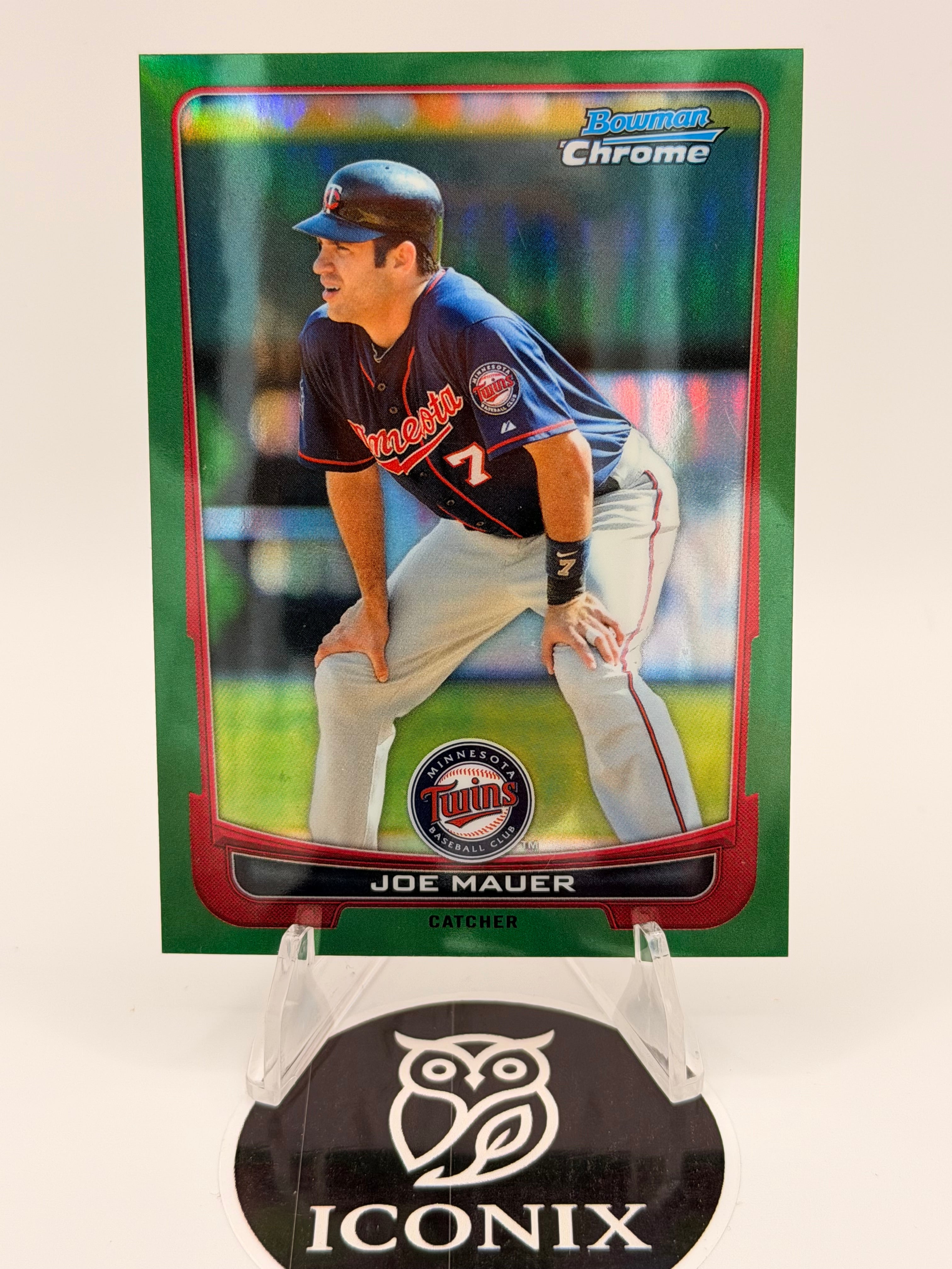 2012 Topps Chrome Joe Mauer Green Refractor #170 NMT