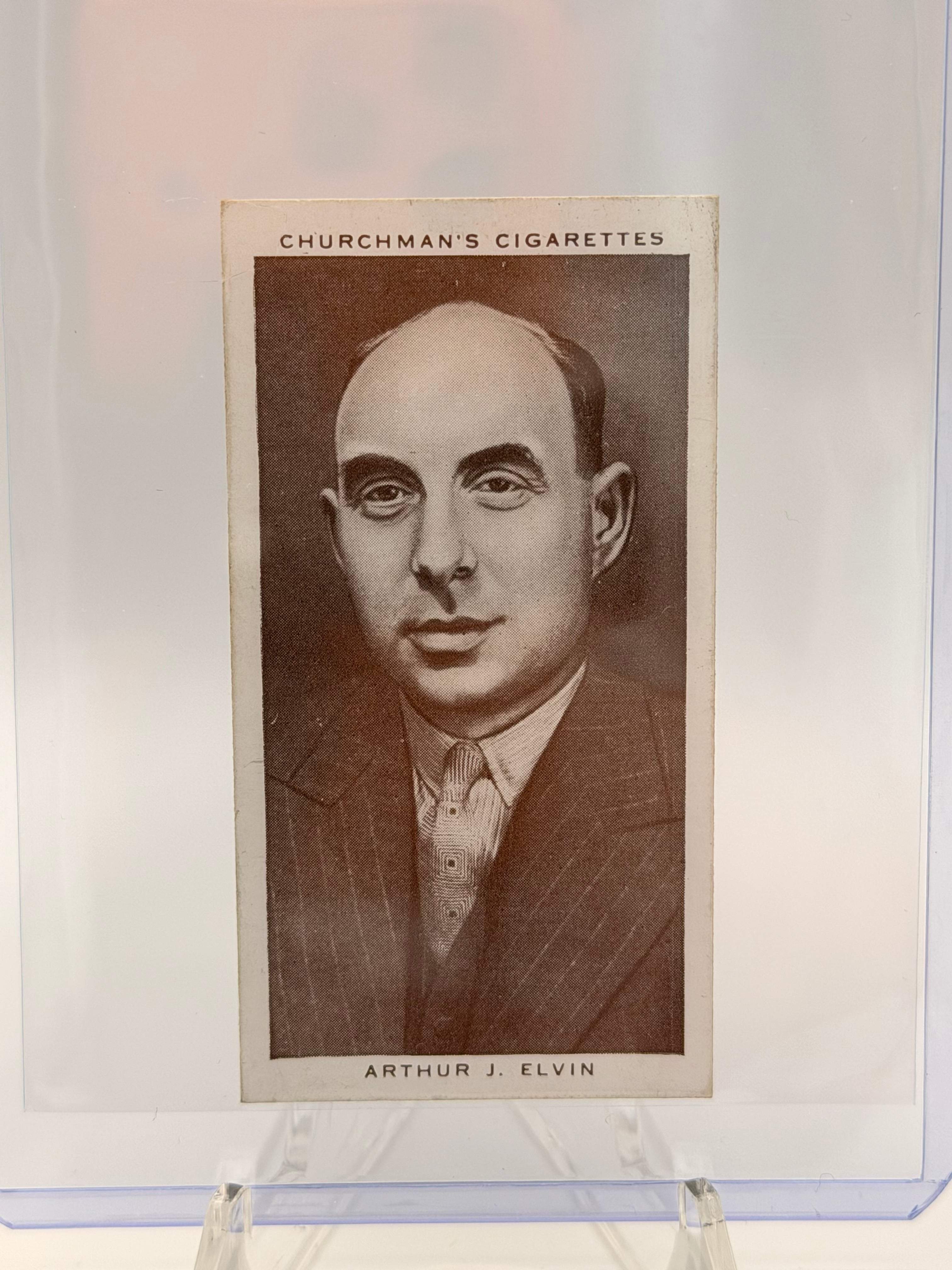 1938 Churchman's Boxing Personalities Lot of 3 (Arthur J. Elvin #48, Jack Hart #42, Sydney Hulls #49)