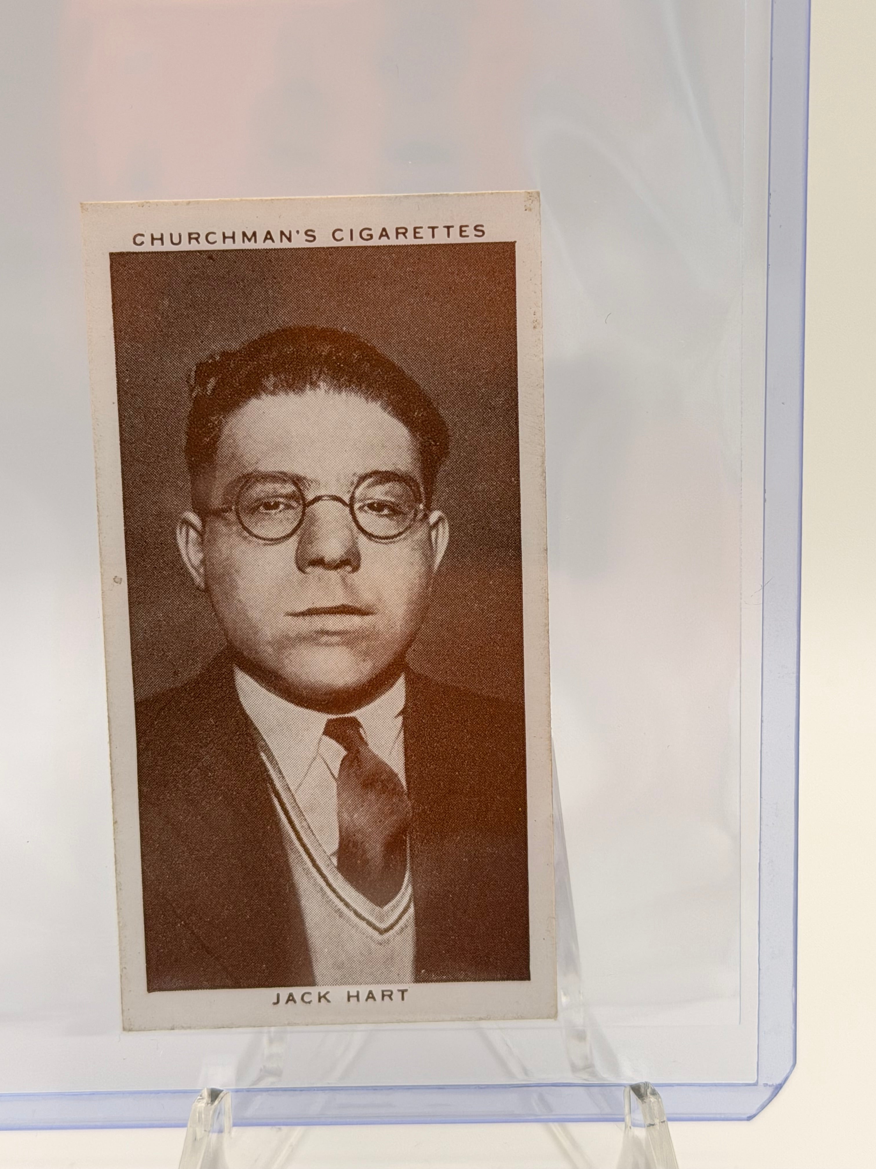 1938 Churchman's Boxing Personalities Lot of 3 (Arthur J. Elvin #48, Jack Hart #42, Sydney Hulls #49)