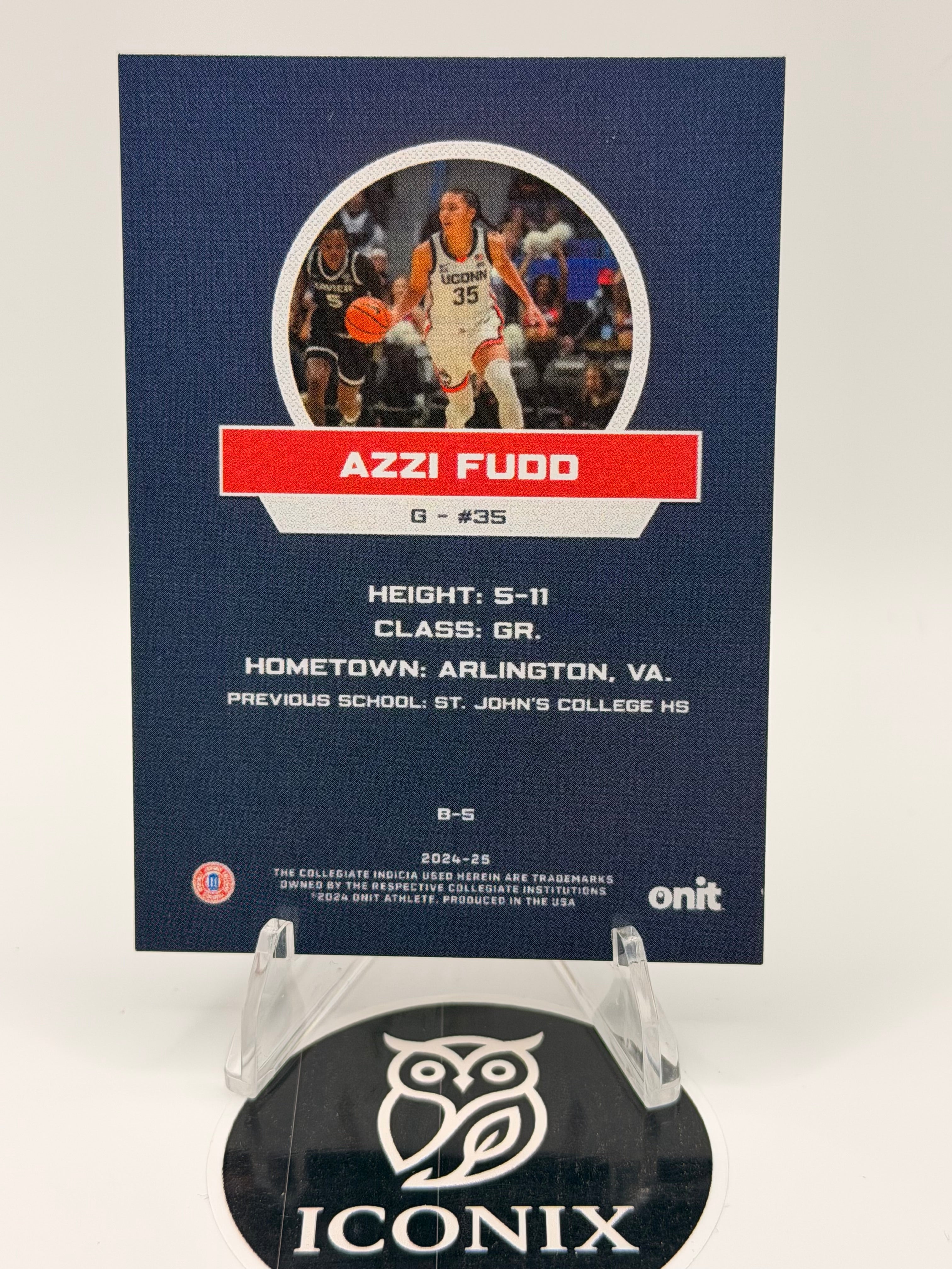 2024-25 Onit Azzi Fudd B-5, UCONN, NMT