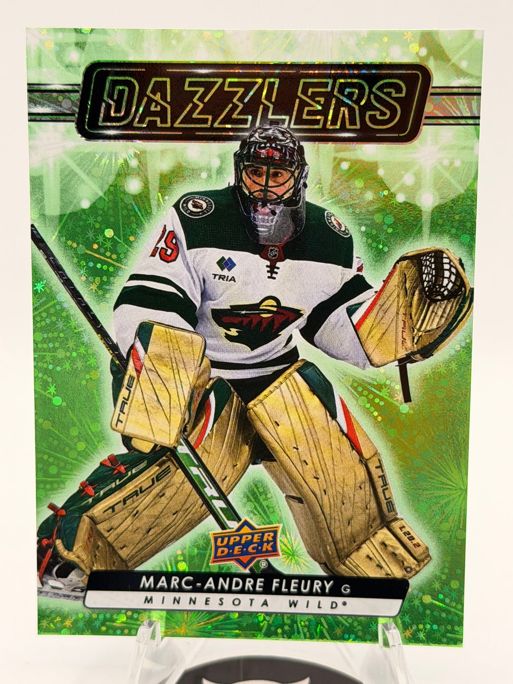 2023 Upper Deck Series 1 Green Dazzlers Marc-Andre Fleury #DZ-11