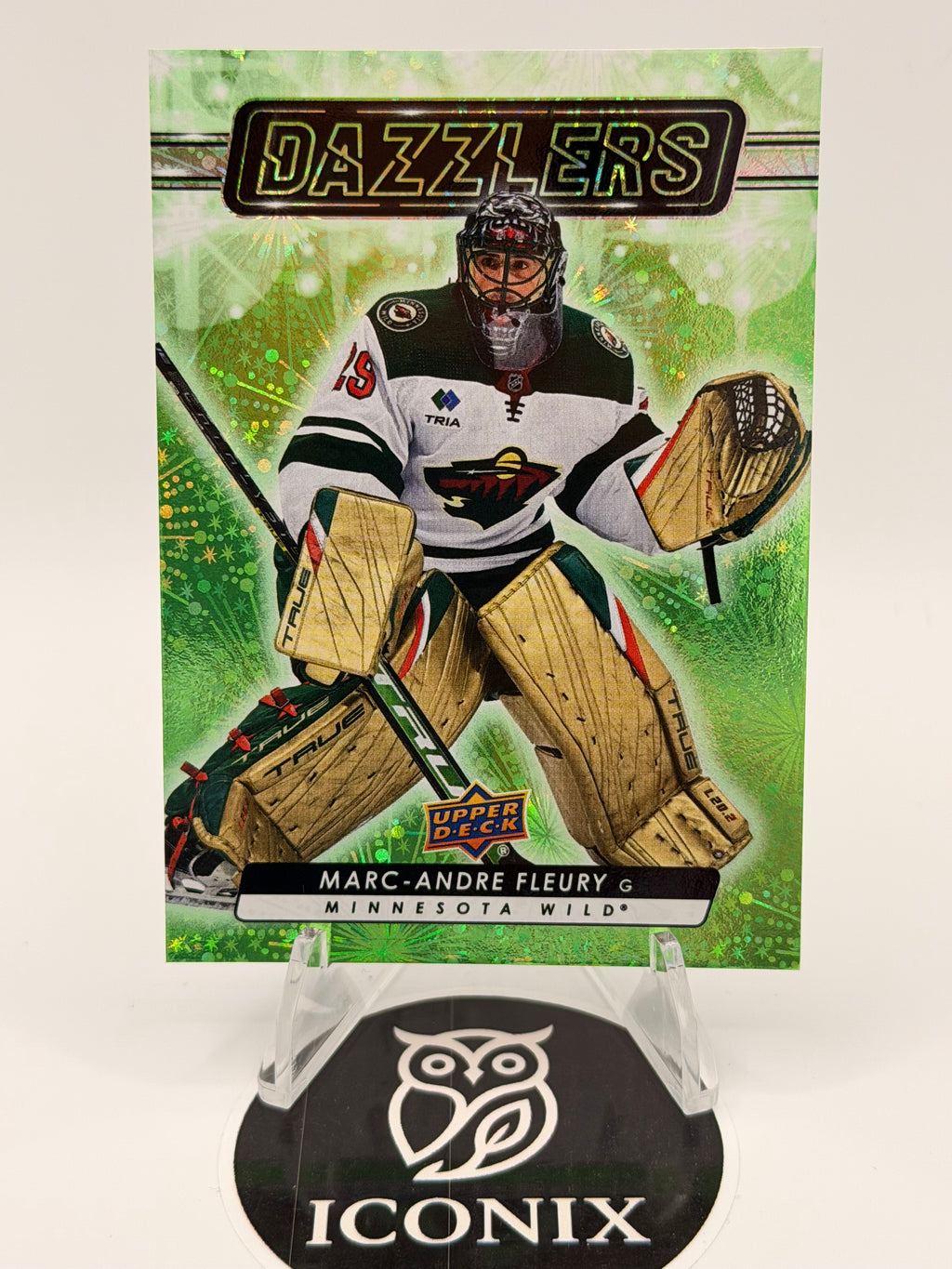 2023 Upper Deck Series 1 Green Dazzlers Marc-Andre Fleury #DZ-11