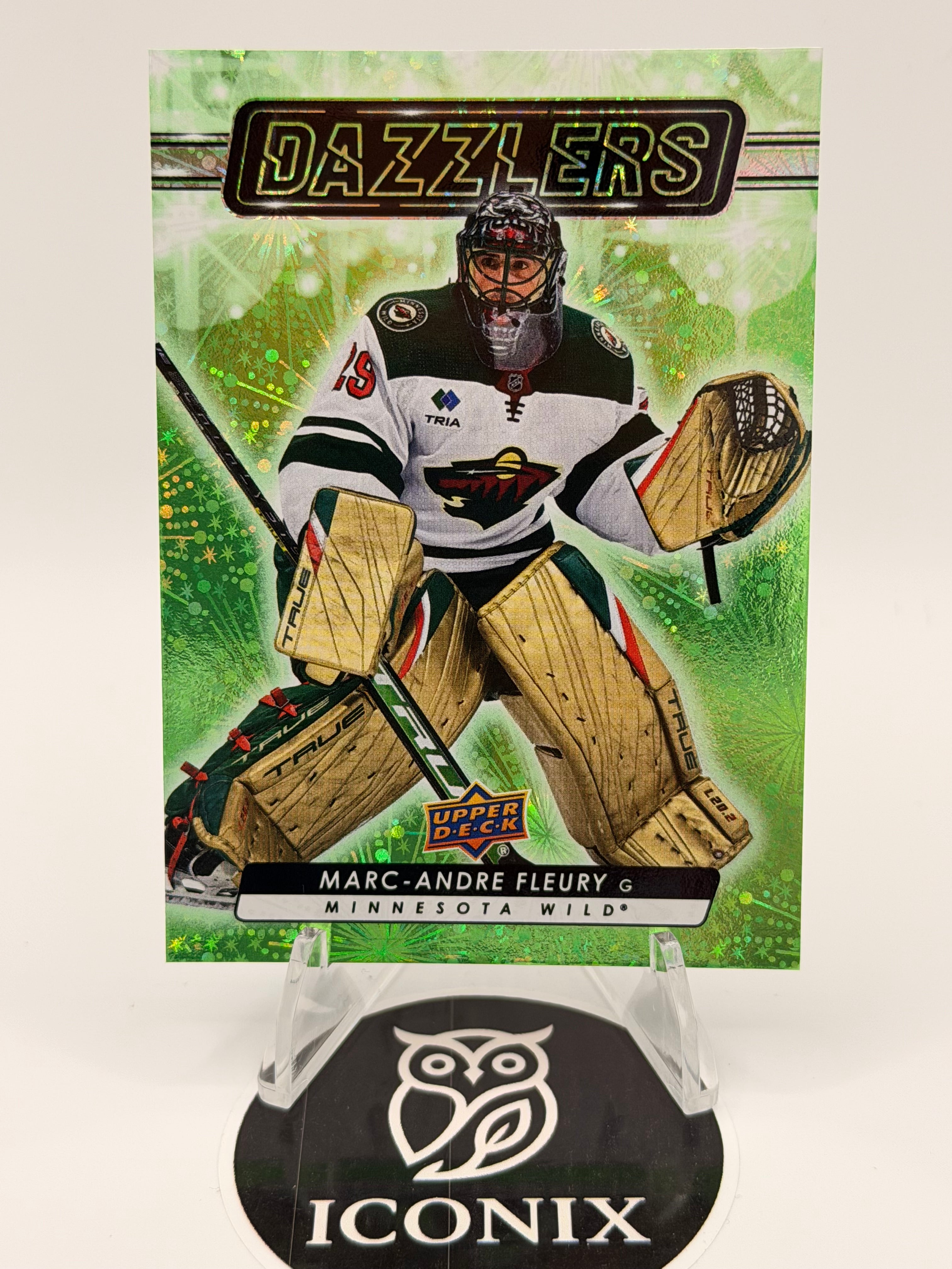 2023 Upper Deck Series 1 Green Dazzlers Marc-Andre Fleury #DZ-11