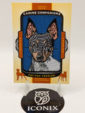 2018 Upper Deck Goodwill Champions Toy Fox Terrier Canine Companion Patch Memorabilia Card #CC137