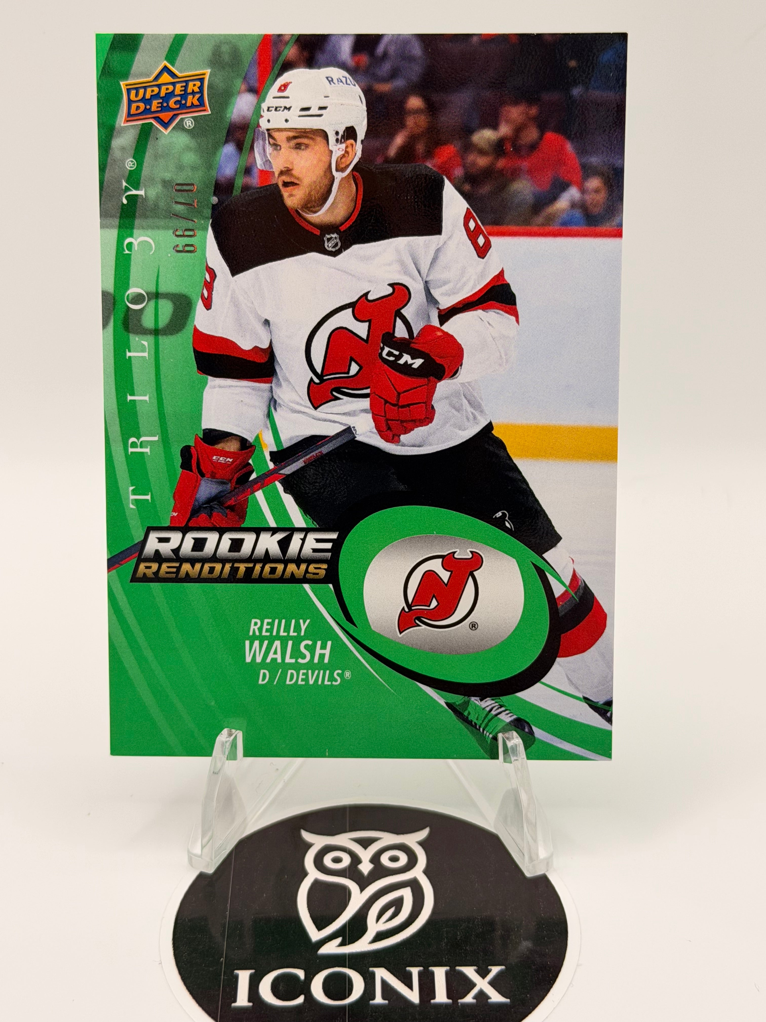 2023 NHL Upper Deck Trilo3y Reilly Walsh Rookie 07/99 #RR-26
