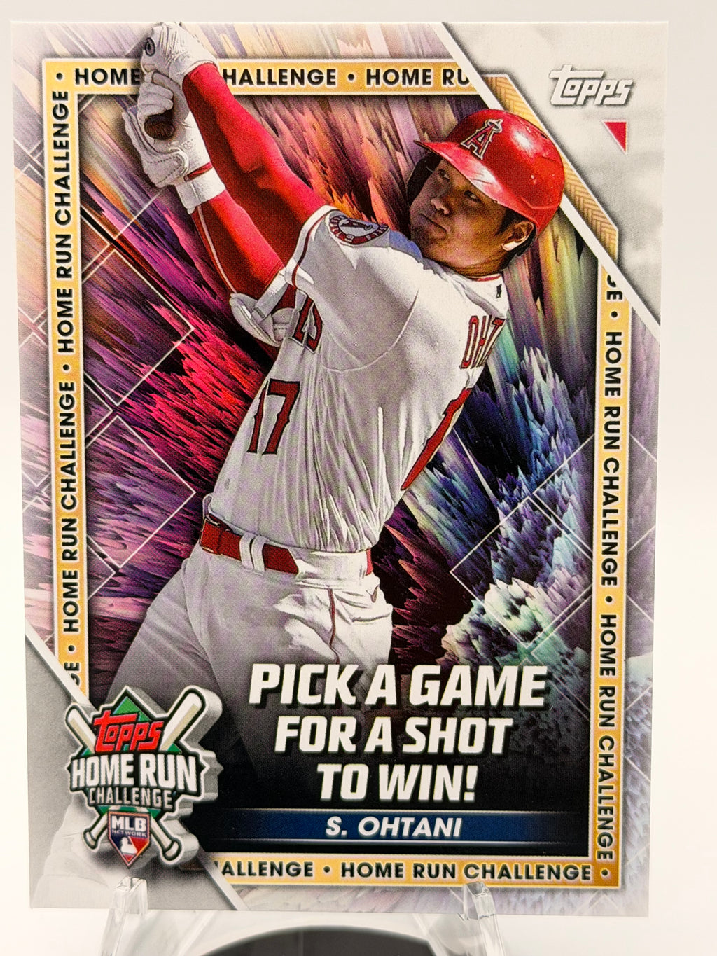 2023 Topps Home Run Challenge Shohei Ohtani #HRC-30 (Code Unscratched)