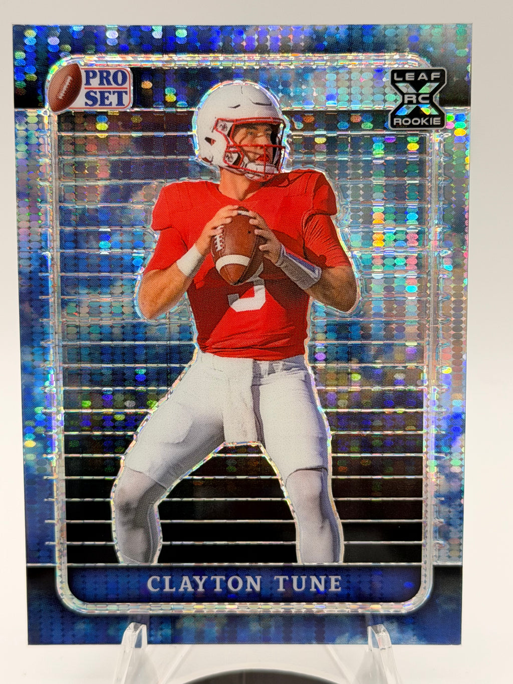2023 Leaf Rookie Clayton Tune Blue Mosaci Prizm #75, 1/1 NMT-Excellent
