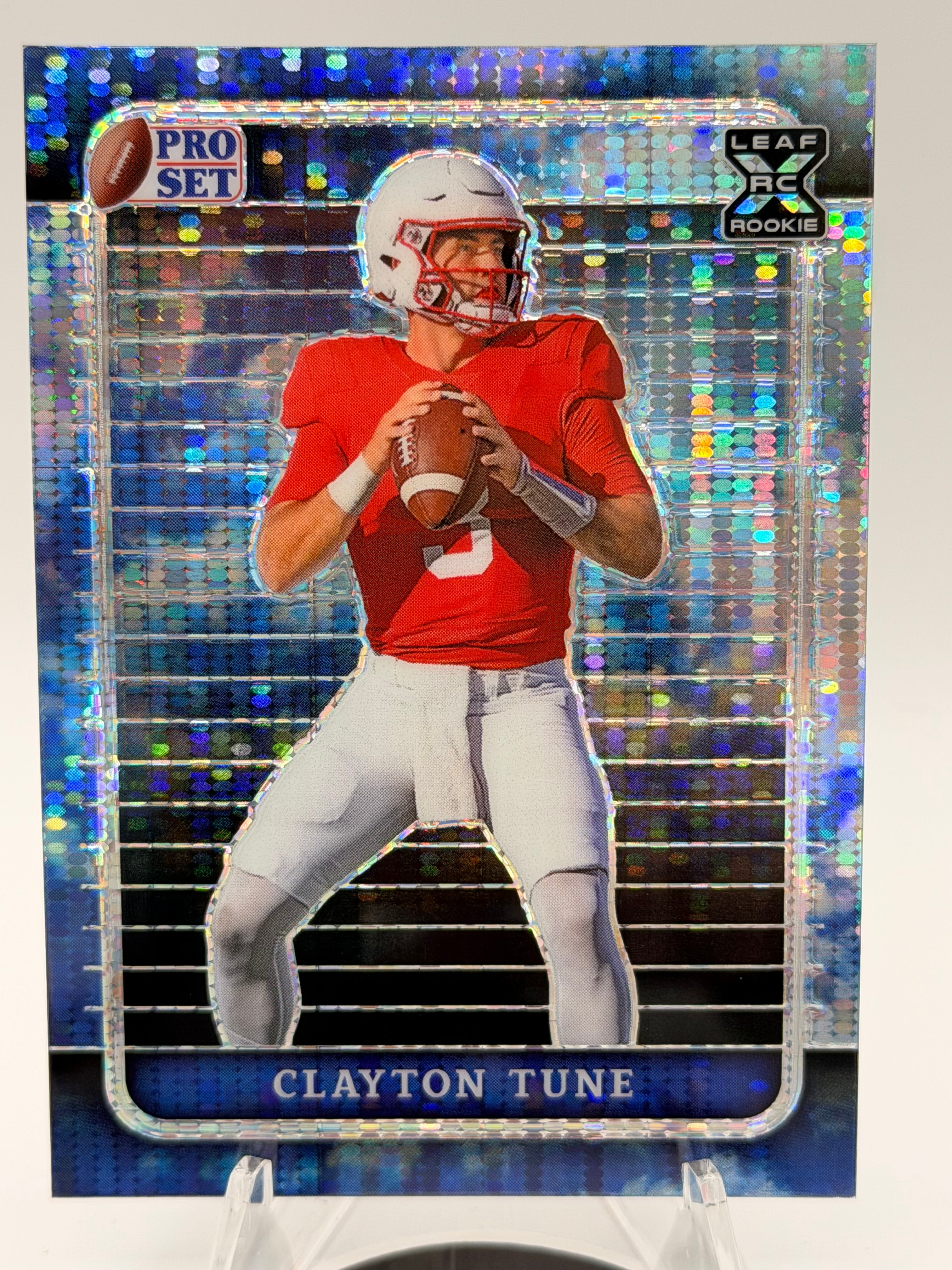 2023 Leaf Rookie Clayton Tune Blue Mosaci Prizm #75, 1/1 NMT-Excellent