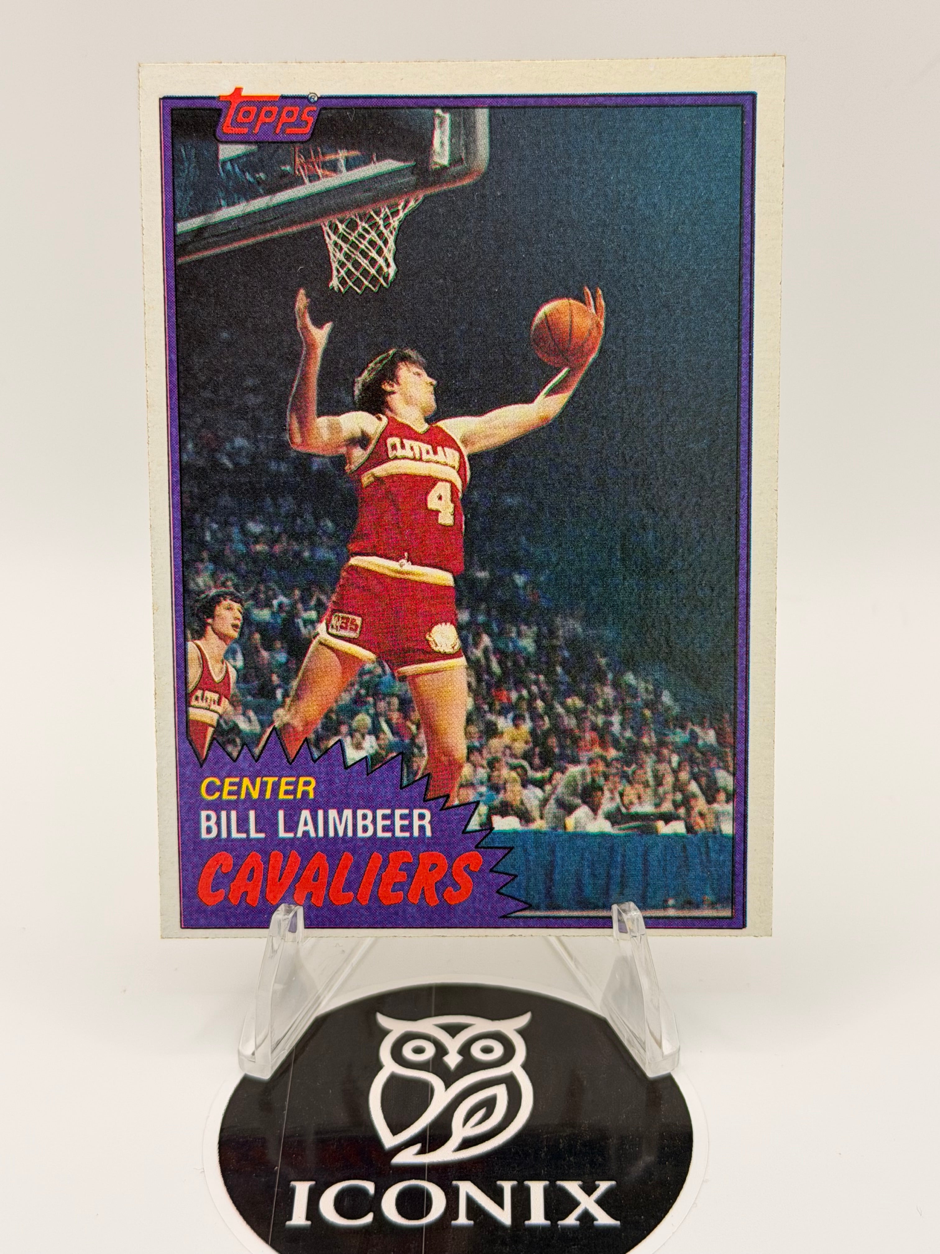 1981 Topps Bill Laimbeer #74