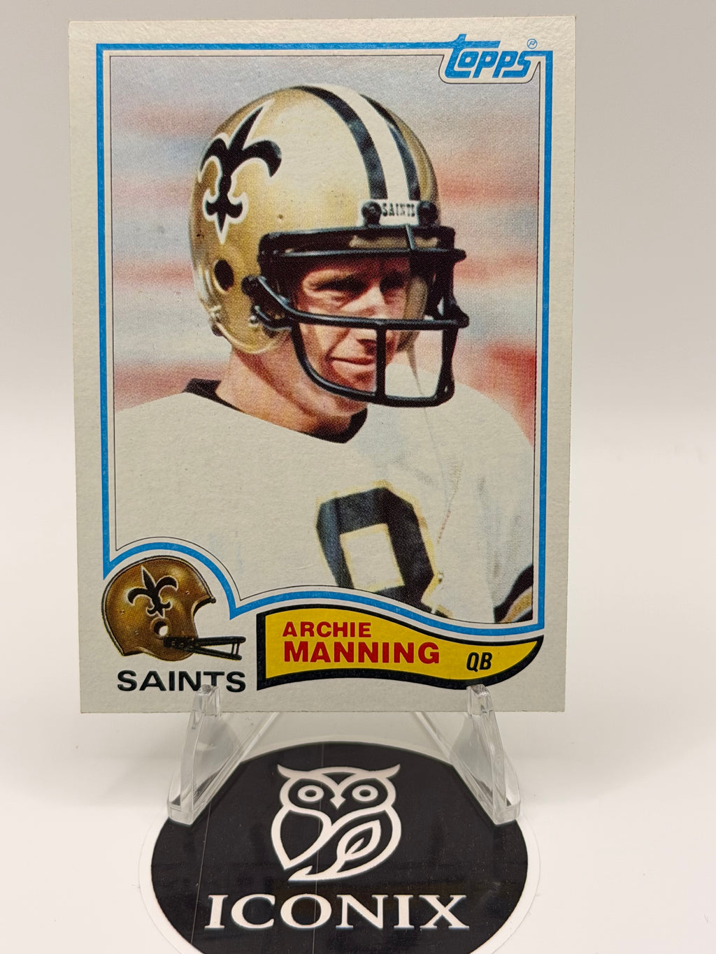 1982 Topps Archie Manning #408 NFL New Orleans Saints