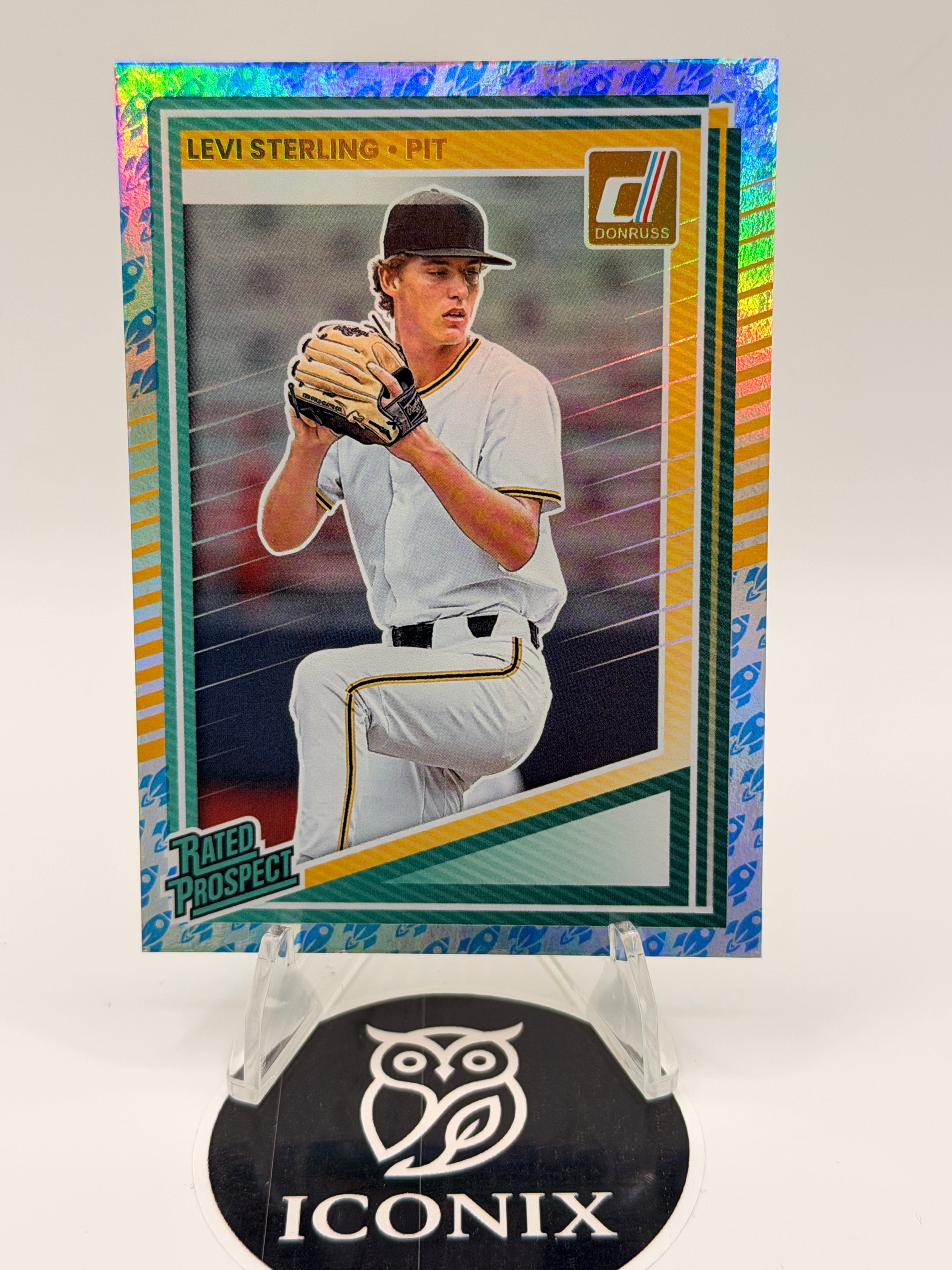 2025 Donruss Rated Prospect Levi Sterling Rocket Refractor #164