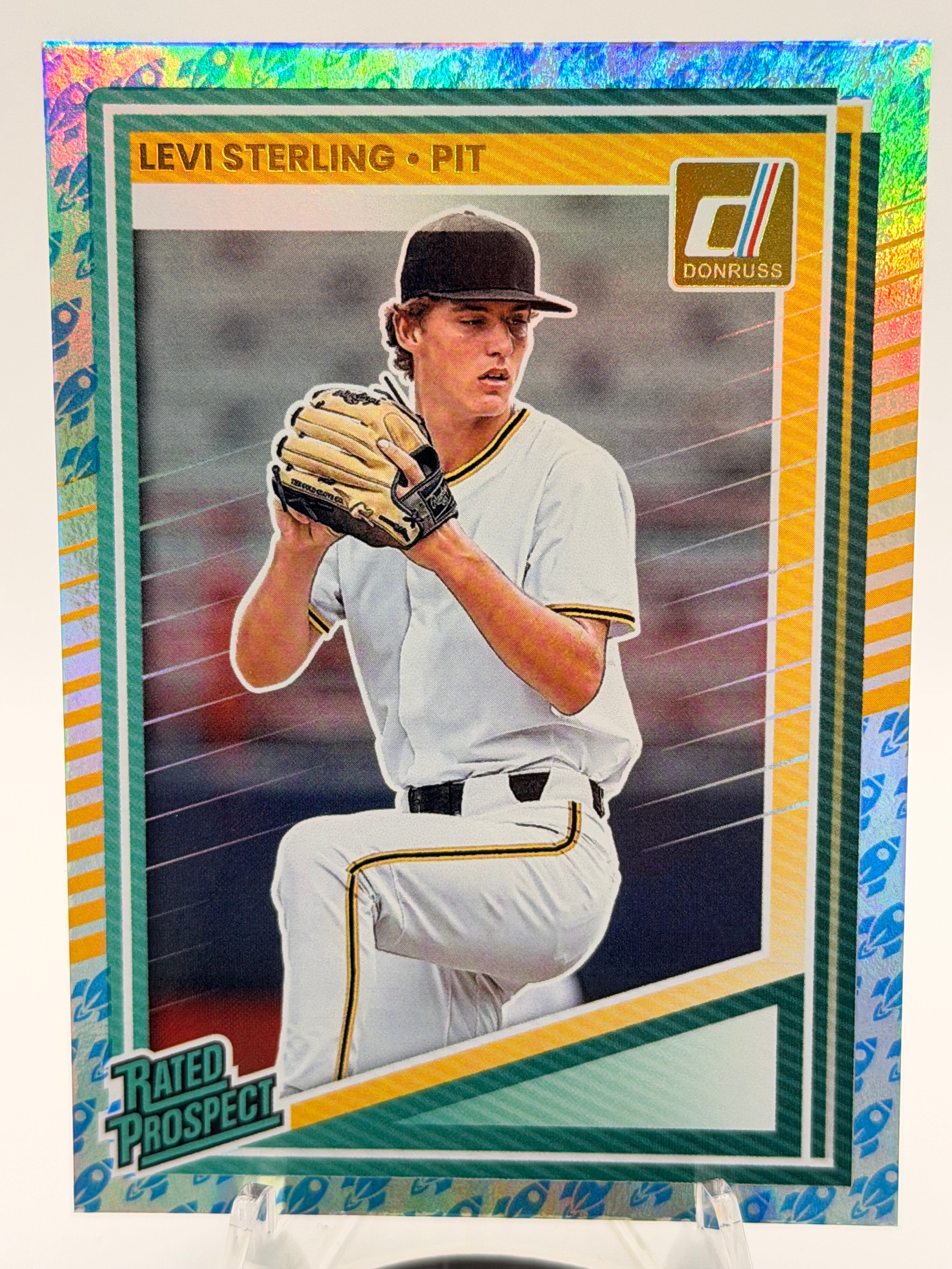 2025 Donruss Rated Prospect Levi Sterling Rocket Refractor #164