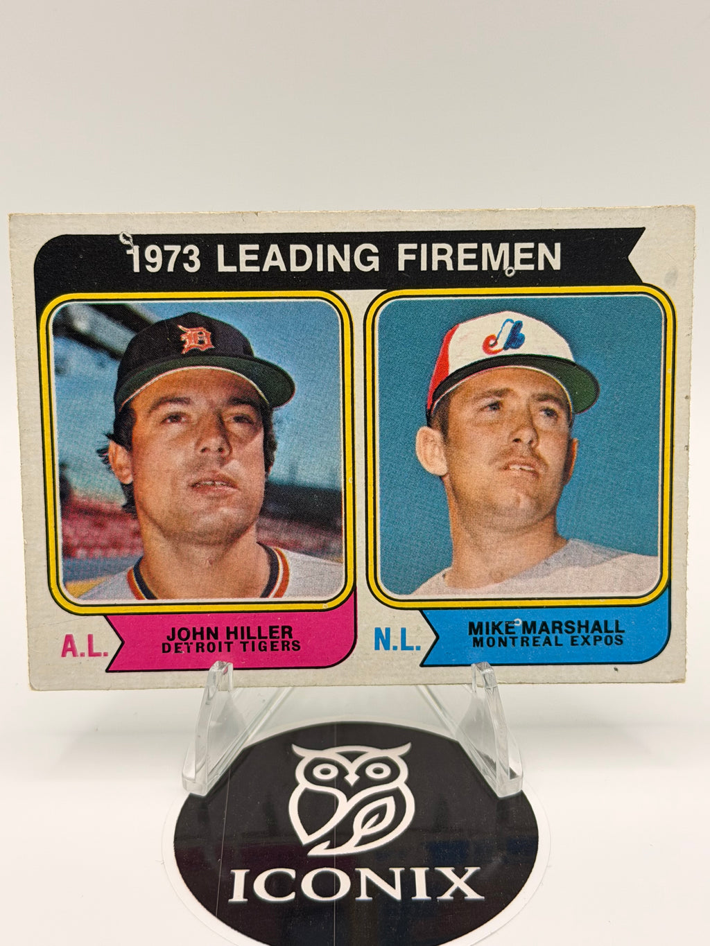1973 Leading Firemen John Hiller & Mike Marshall MLB (Tigers, Expos) #208