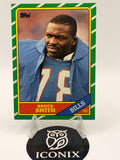 1986 Topps Bruce Smith NFL Rookie Card, HOF, Defense, Buffalo Bills, #389