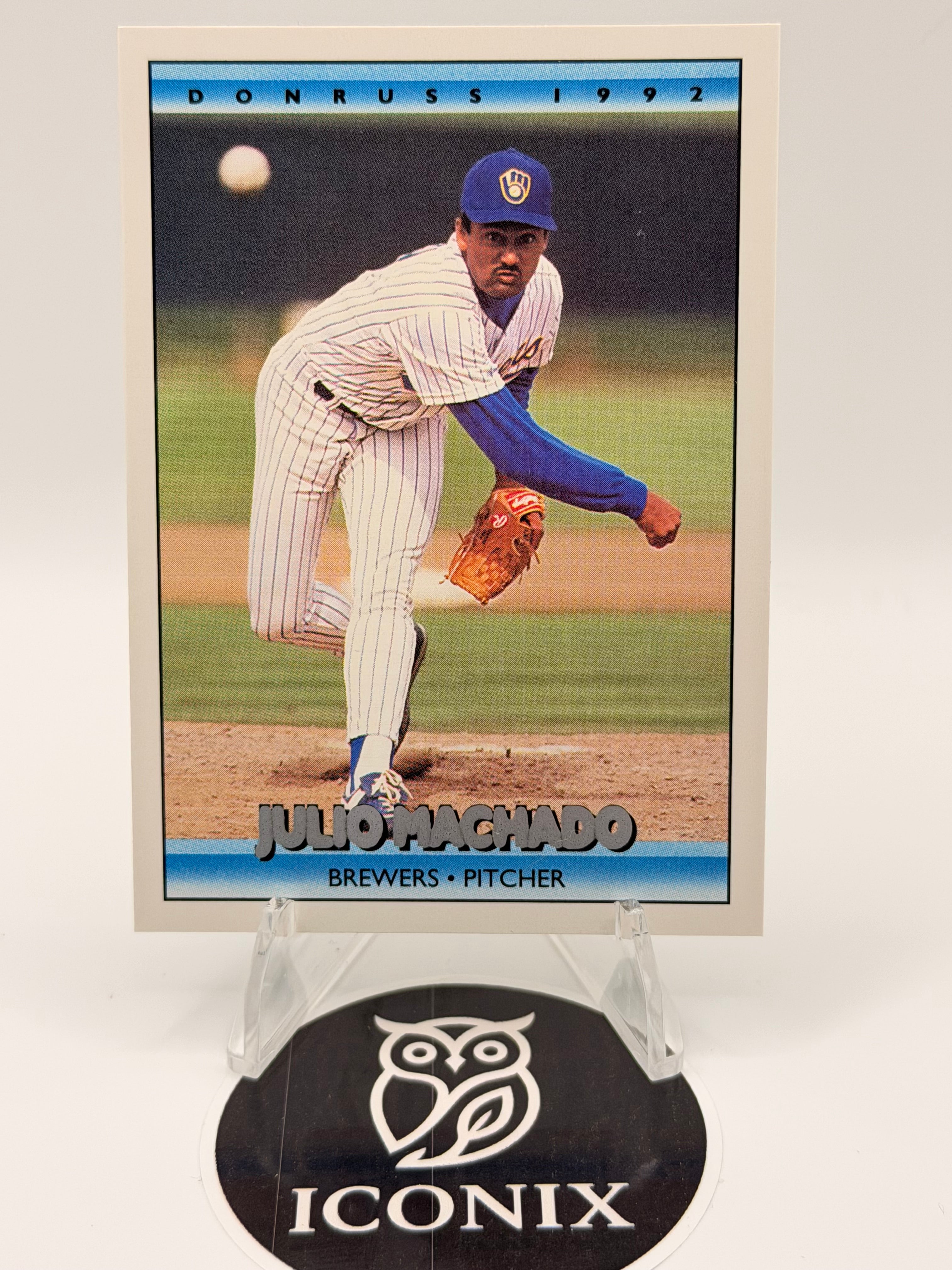 1991 Leaf Julio Machado **RARE ERROR** Name printing #262