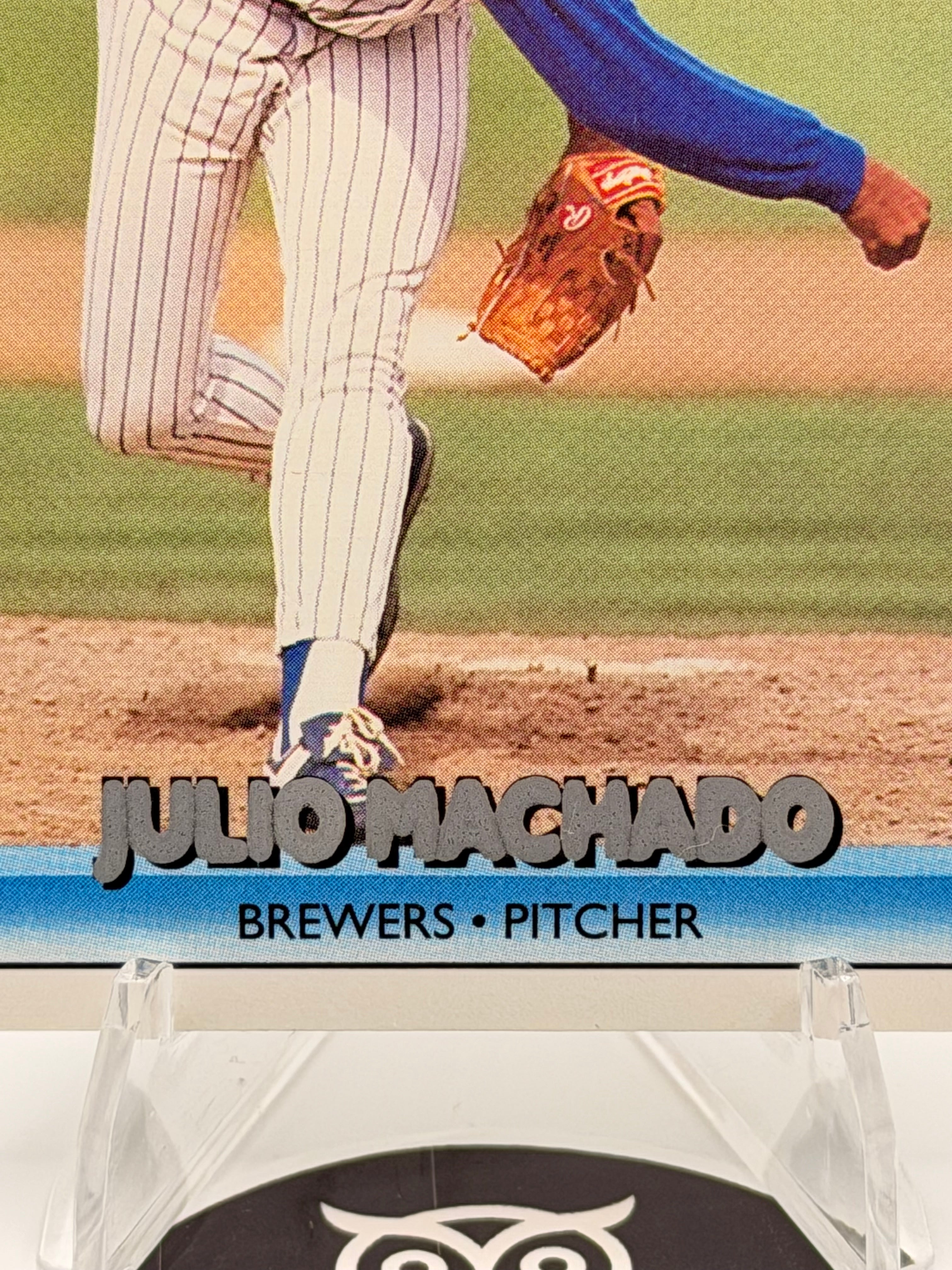 1991 Leaf Julio Machado **RARE ERROR** Name printing #262