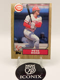1987 Topps Pete Rose #200 (**ERROR** miscut)