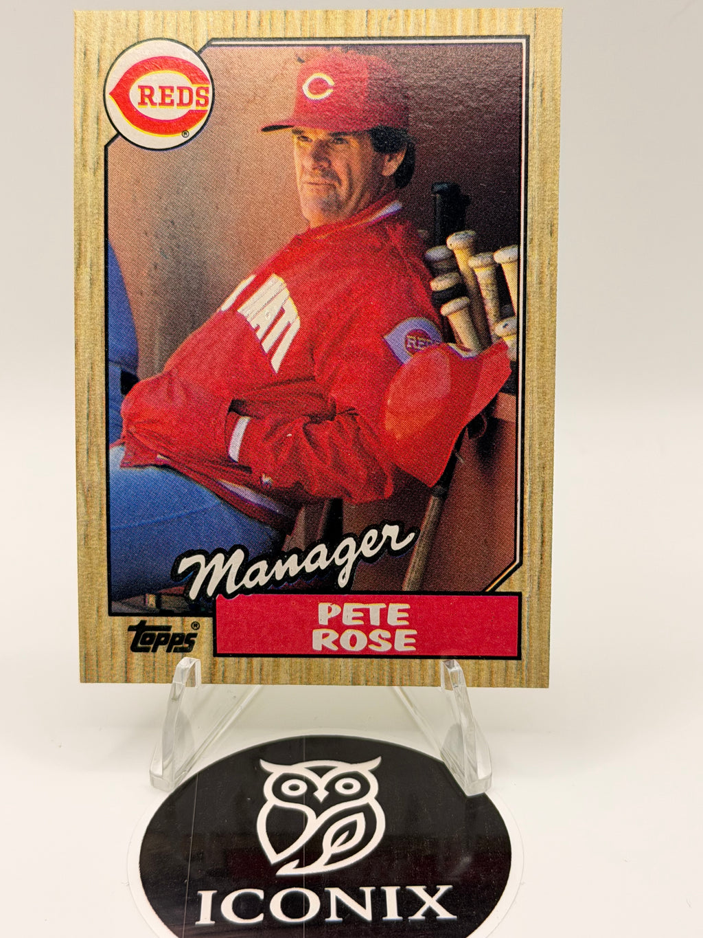 1987 Topps Pete Rose Mgr #393