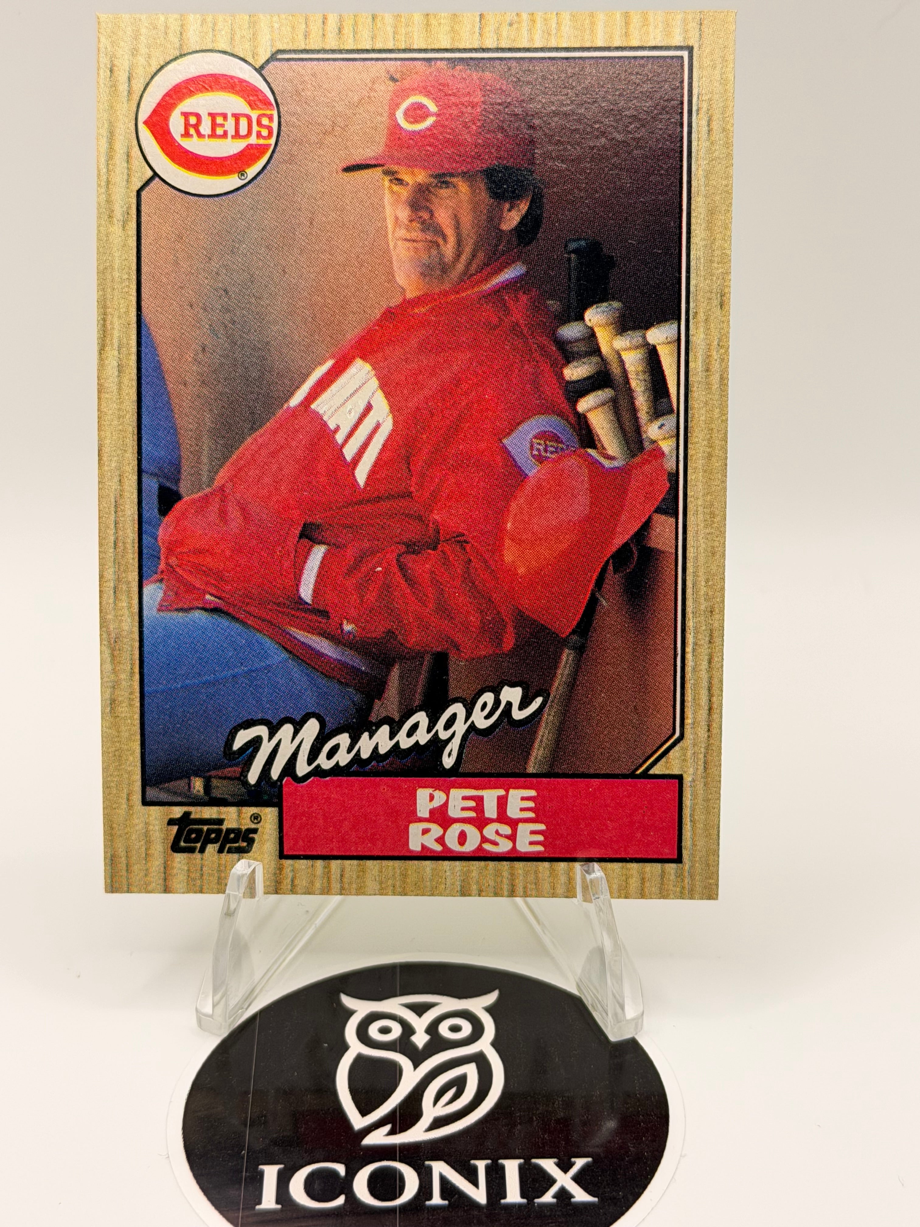 1987 Topps Pete Rose Mgr #393