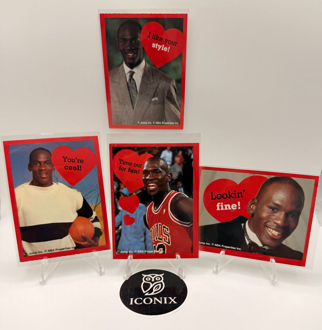Michael Jordan Rare Valentine Cards - MINT condition